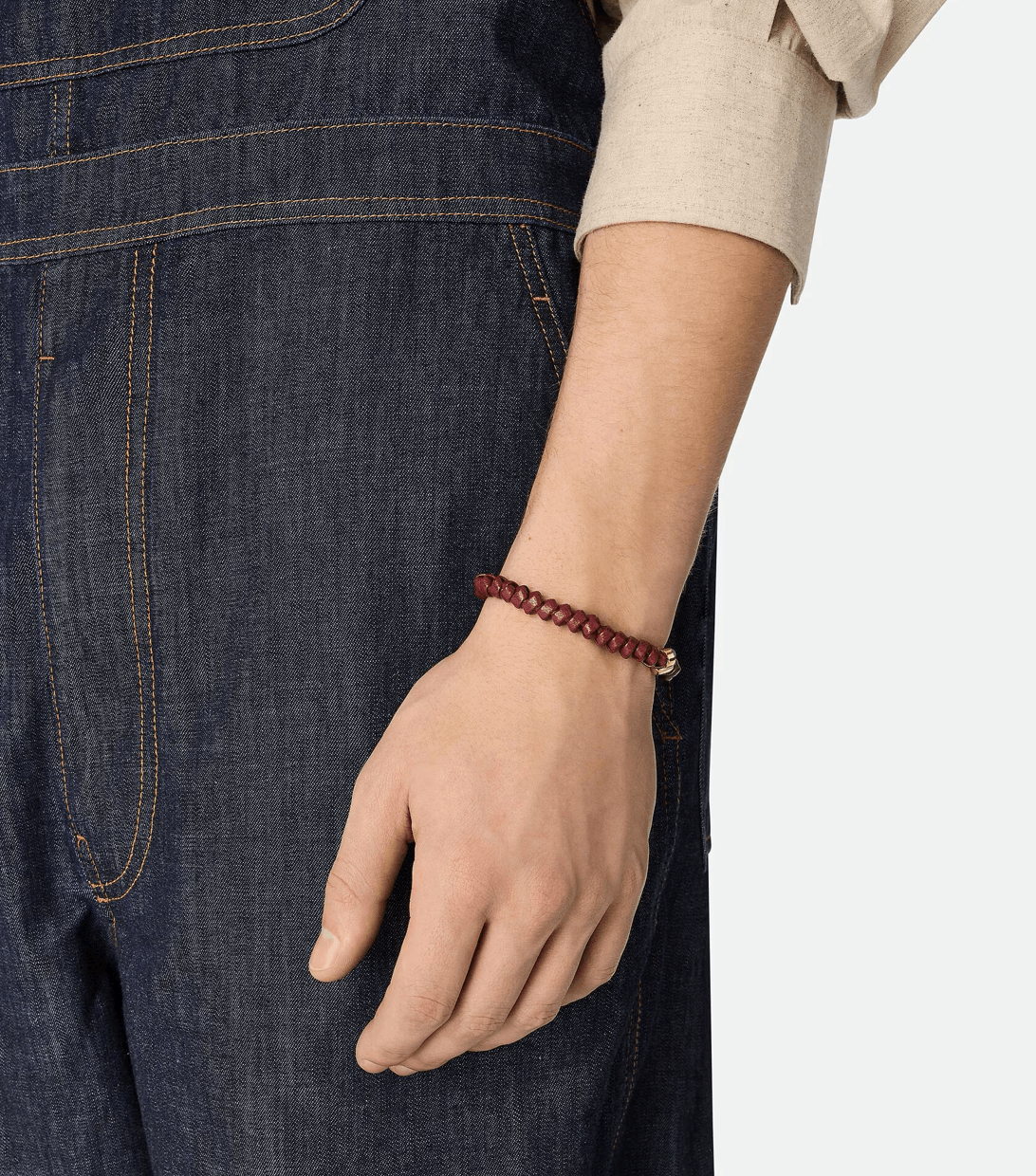 Bottega Veneta Knot Leather Bracelet Size ONE SIZE - 3 Thumbnail