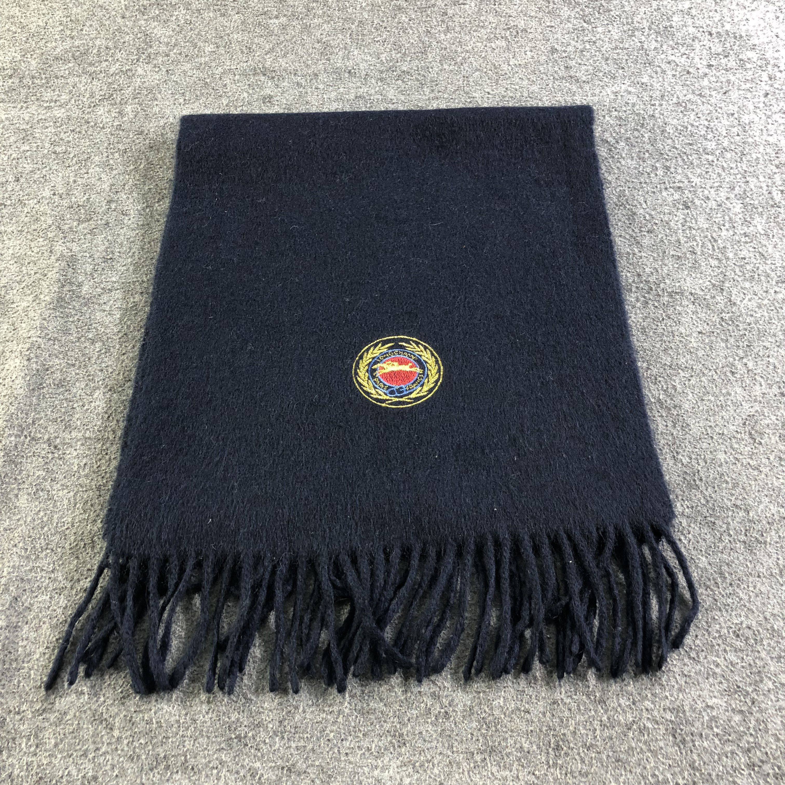 Longchamp Longchamp Cashmere Scarf Muffler V2003 Size ONE SIZE - 2 Thumbnail