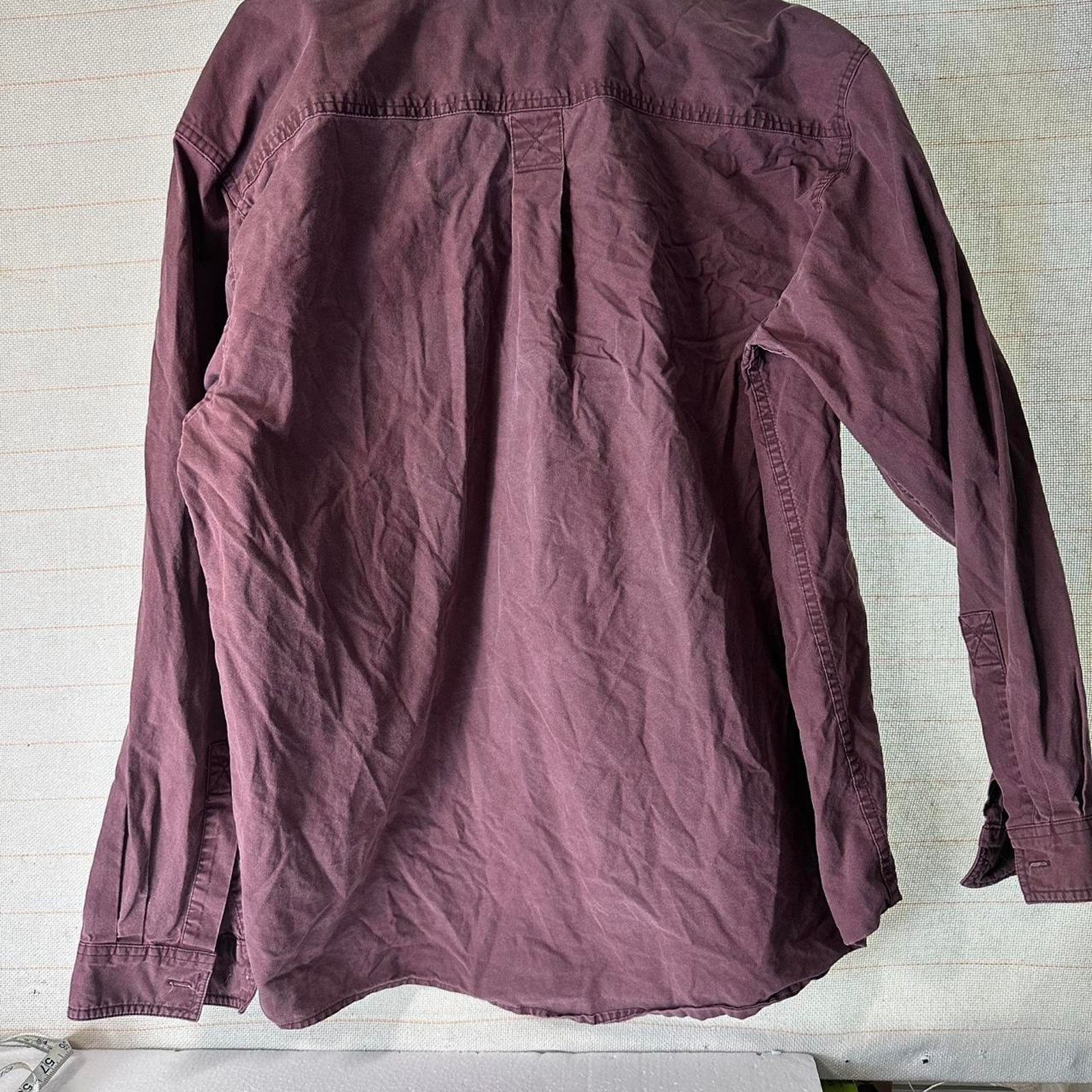 L.L. Bean L.L.Bean Mens XL Traditional Fit Shirt Maroon 100% Cotton Size US XL / EU 56 / 4 - 5 Thumbnail
