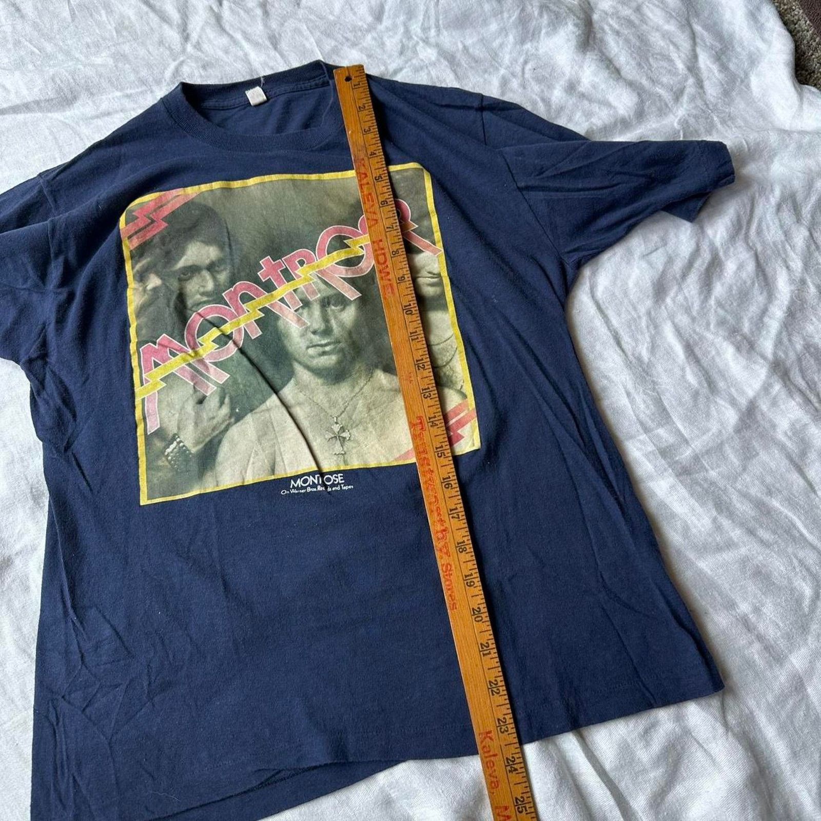 Band Tees Vintage 70s Montrose Sammy Hagar Van Halen Band Tee Shirt Size US M / EU 48-50 / 2 - 7 Thumbnail