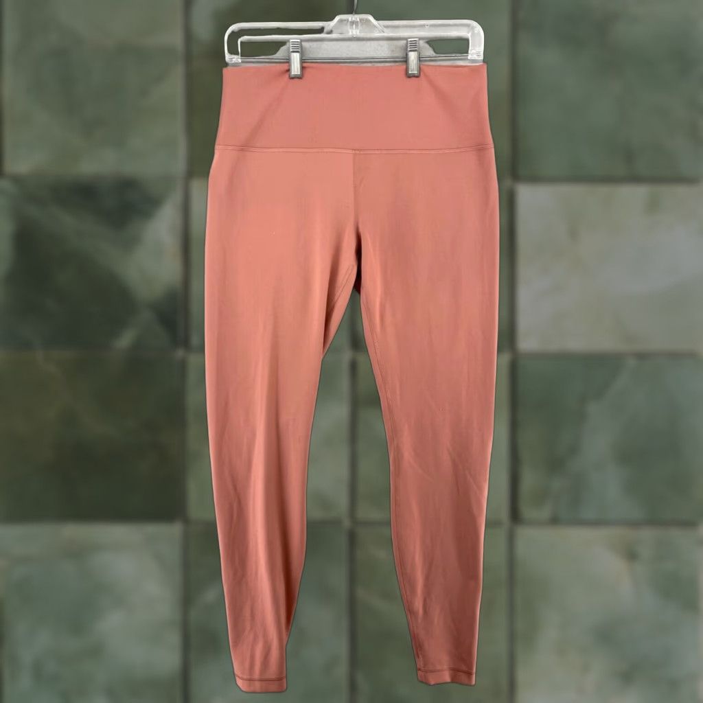 Lululemon VINTAGE Lululemon Women’s Pants 12 Pink Yoga Stretch Athletic Skinny Inseam 27 Athletic Size 34" / US 12 / IT 48 - 1 Thumbnail