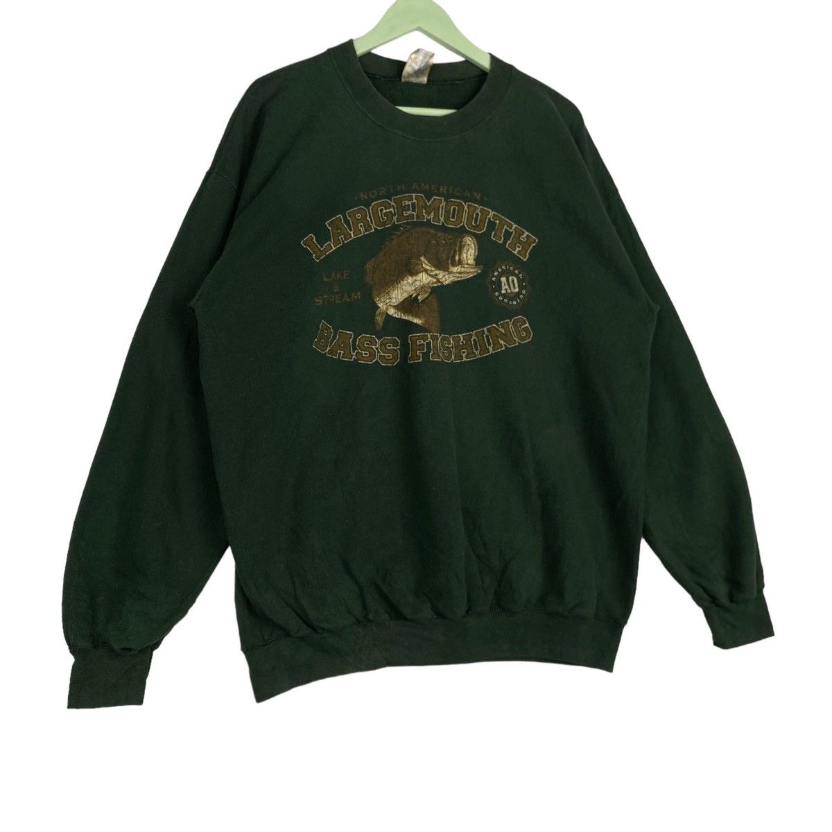 Gildan × Vintage Vintage Gildan Heavy Blend Printed Crewneck Sweatshirt Green Size US XL / EU 56 / 4 - 3 Thumbnail