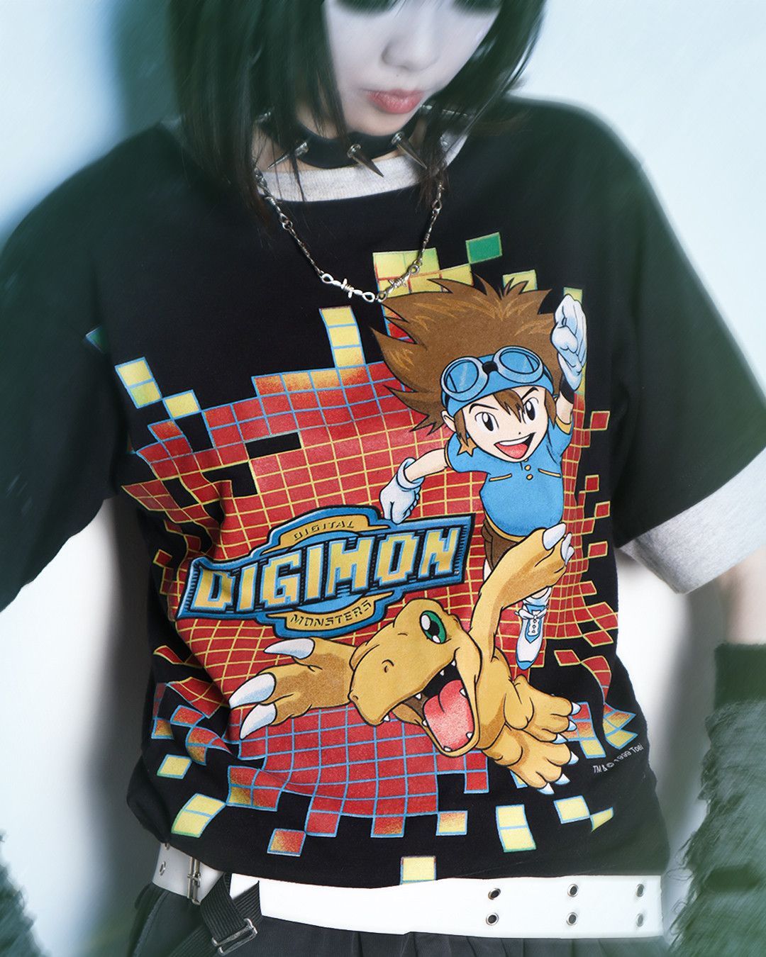 Anime × Vintage DIGIMON VINTAGE 90s ANIME TEE Official Size US S / EU 44-46 / 1 - 2 Thumbnail