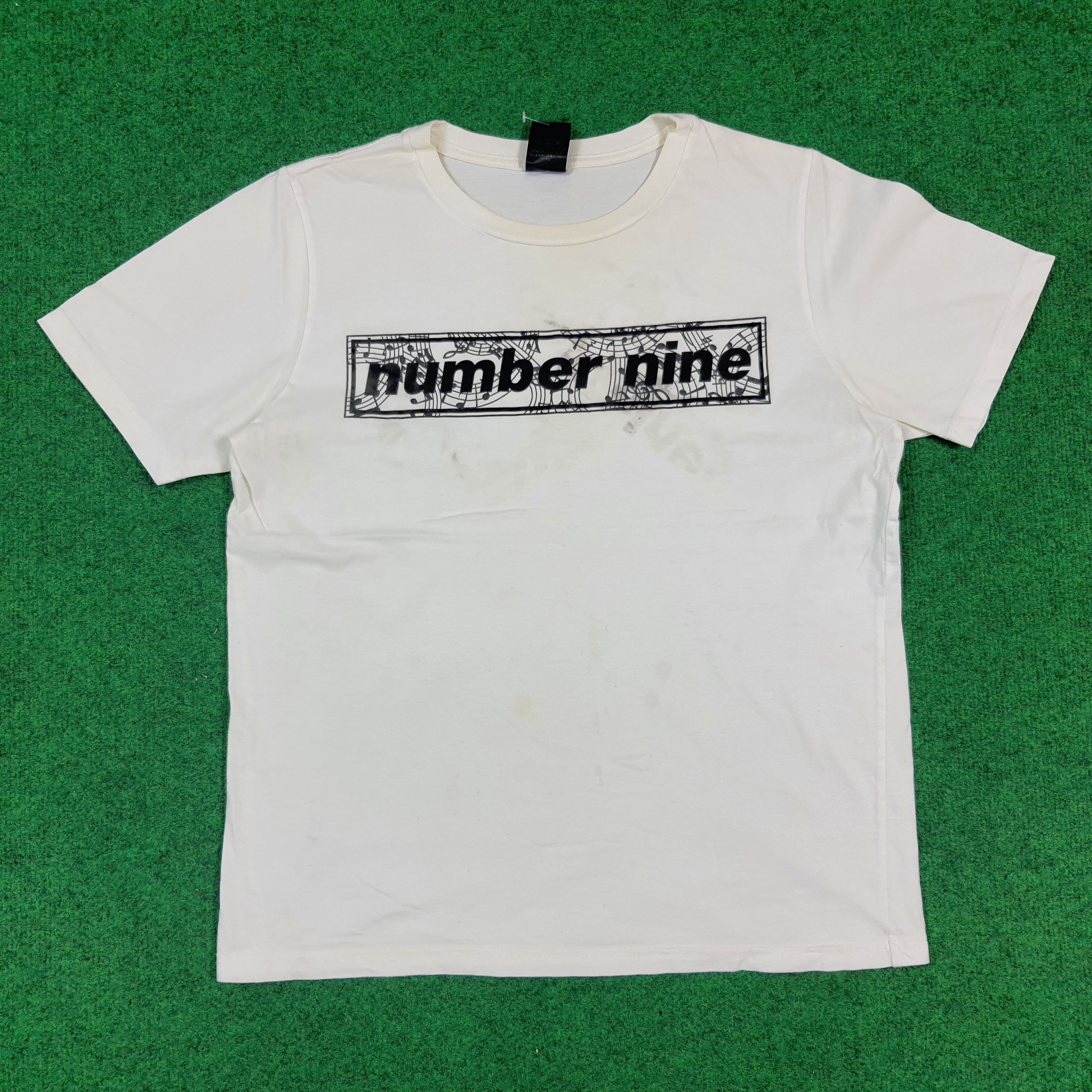 Number (N)ine Vintage Number Nine Japan Box Logo Tshirt C299N8 Size US M / EU 48-50 / 2 - 1 Thumbnail