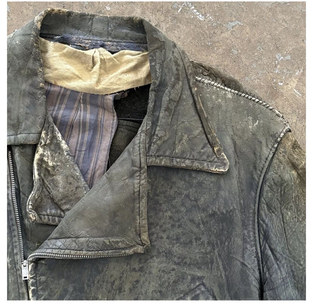 Vintage Vintage 1930’s Leather Moto Jacket - Archival Size US M / EU 48-50 / 2 - 6 Thumbnail