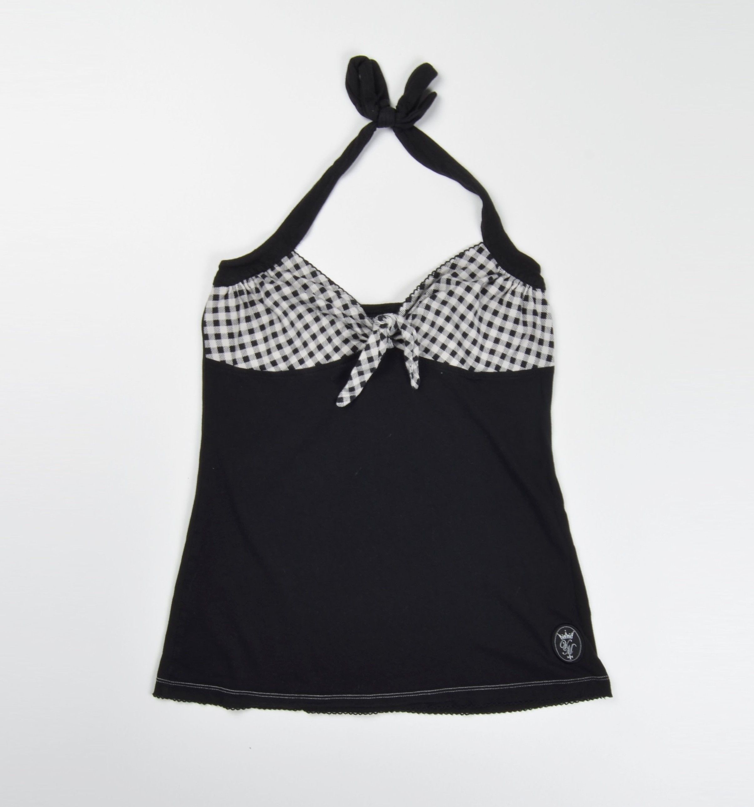 Other Vive Maria Y2K Coquette Checkered Halter Top Size L / US 10 / IT 46 - 4 Thumbnail
