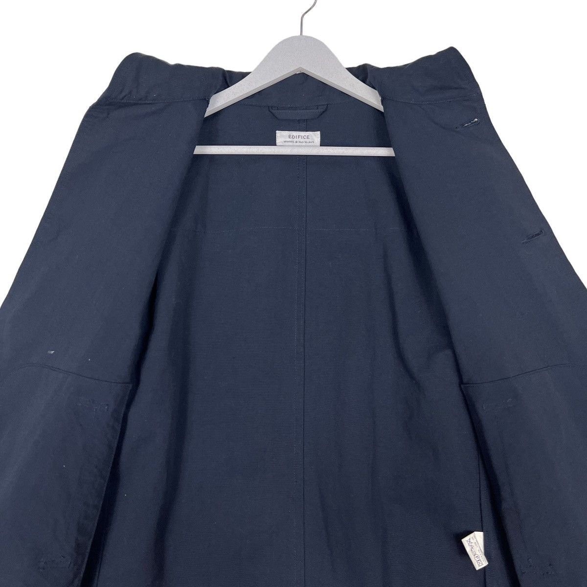 Edifice Japan 🔥 EDIFICE JAPAN INDIGO SHAWL COLAR CHORE JACKET MADE JAPAN Size US M / EU 48-50 / 2 - 12 Thumbnail