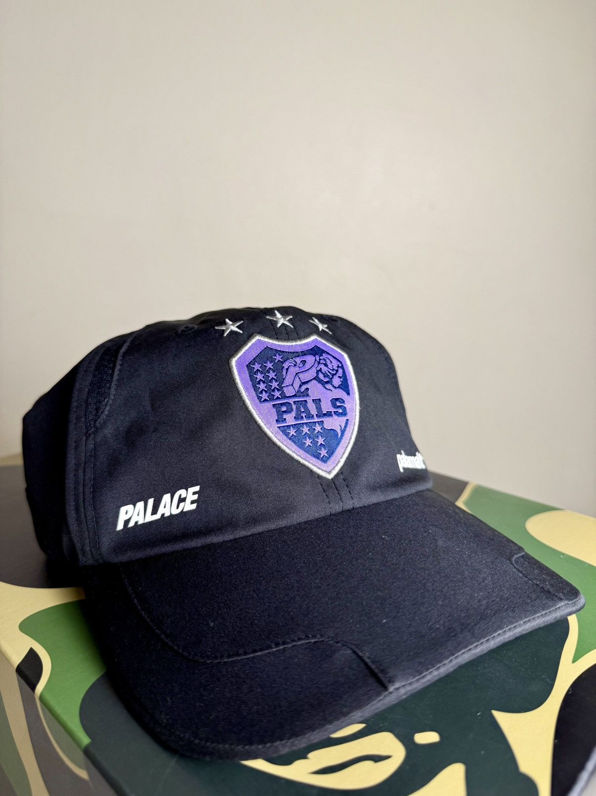 Palace Palace Palamat Shell 6-Panel Black Hat Size ONE SIZE - 1 Thumbnail