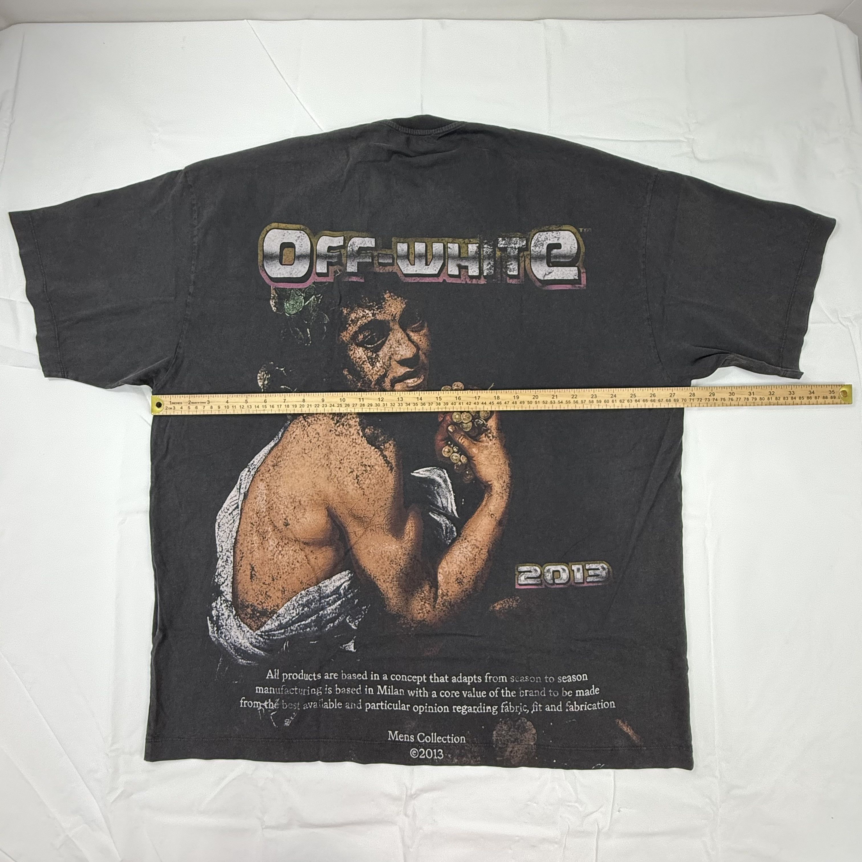 Off-White Off-White Virgil Abloh Caravaggio 2013 Graphic T-Shirt XL Size US XL / EU 56 / 4 - 4 Thumbnail