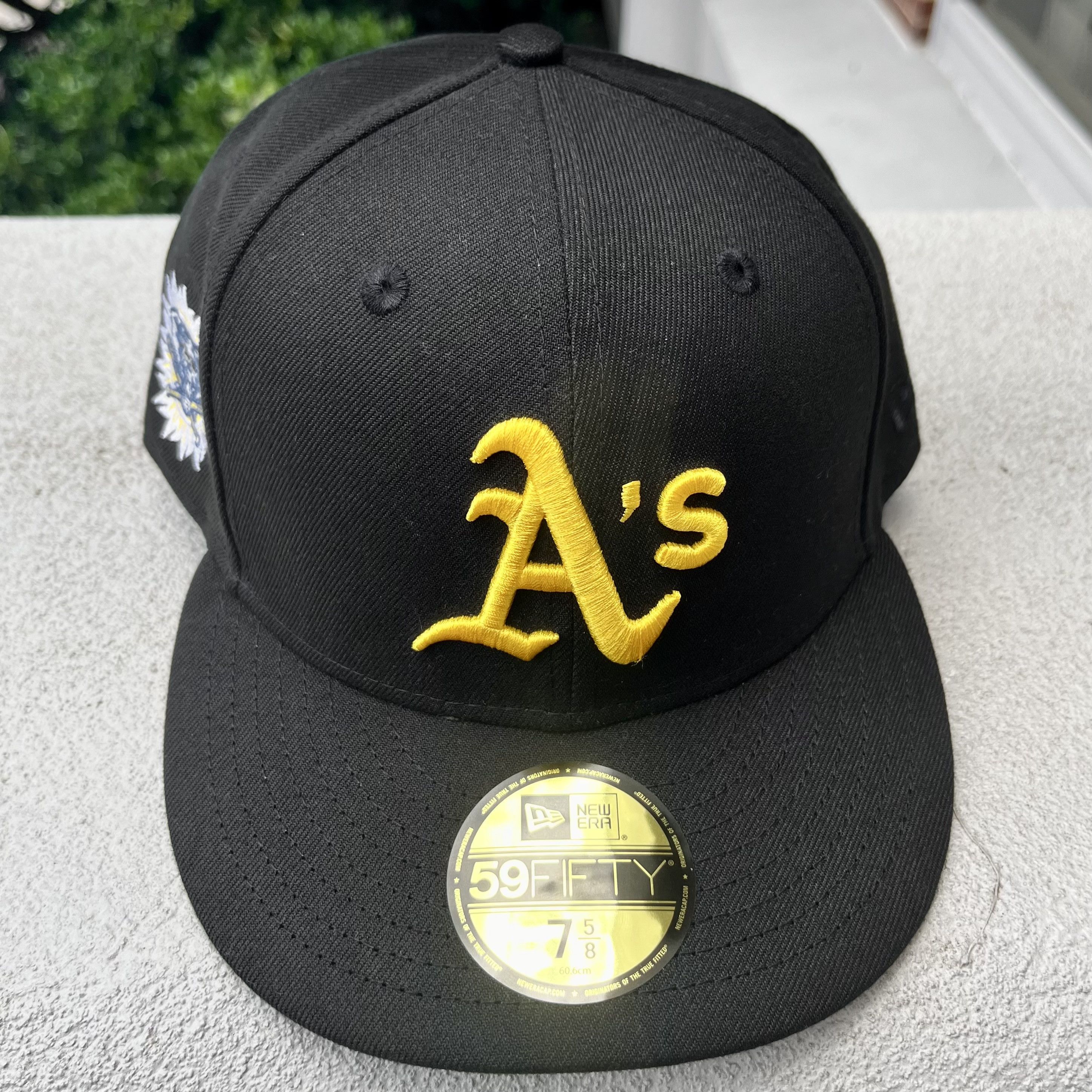 Hat Club × MyFitteds × New Era Oakland A's Athletics Warriors NBA Crossover Hat Club 7 5/8 Size ONE SIZE - 2 Thumbnail
