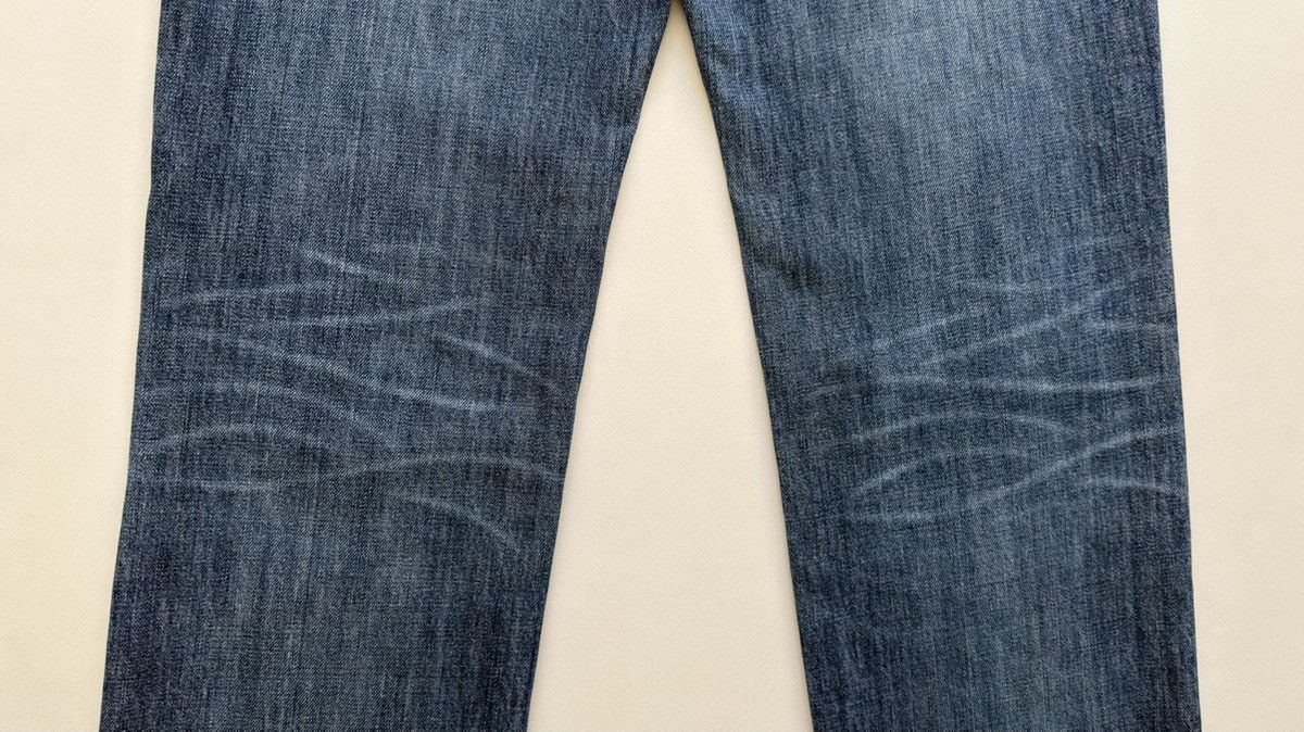 Helmut Lang Thrashed’ Vintage Classic Denim’ Jeans Size US 32 / EU 48 - 15 Thumbnail