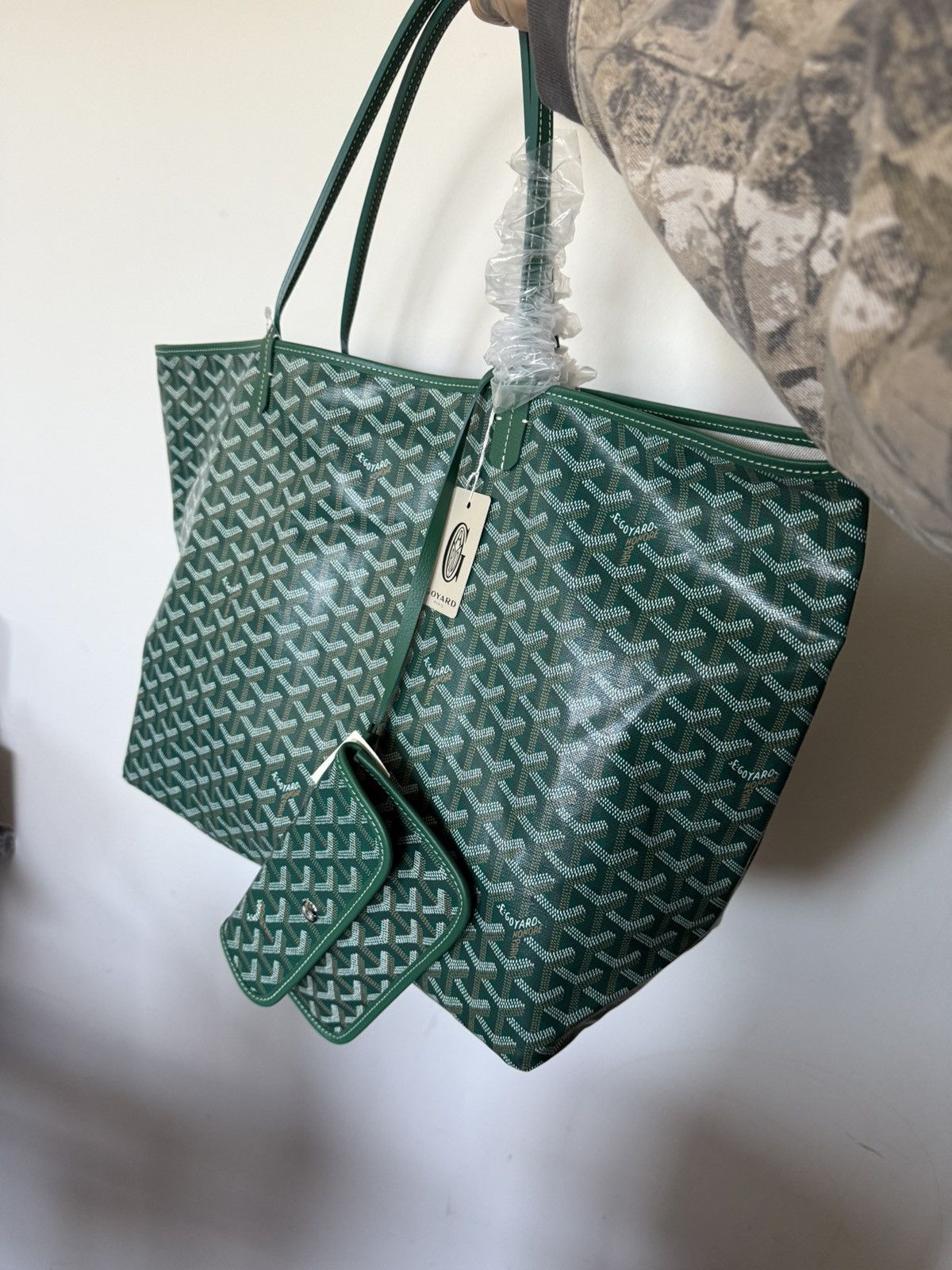 Goyard Saint Louis Gm Tote Bag in Green, Women's