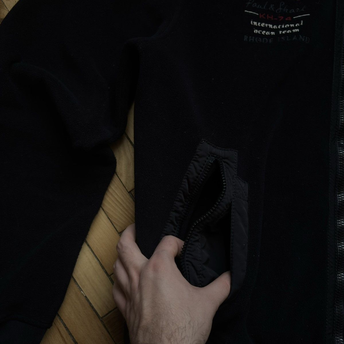 Le Grande Bleu (L.G.B.) × Paul & Shark Rare Vintage Paul & Shark Kipawa Fleece Jacket RiRi Size US L / EU 52-54 / 3 - 4 Thumbnail