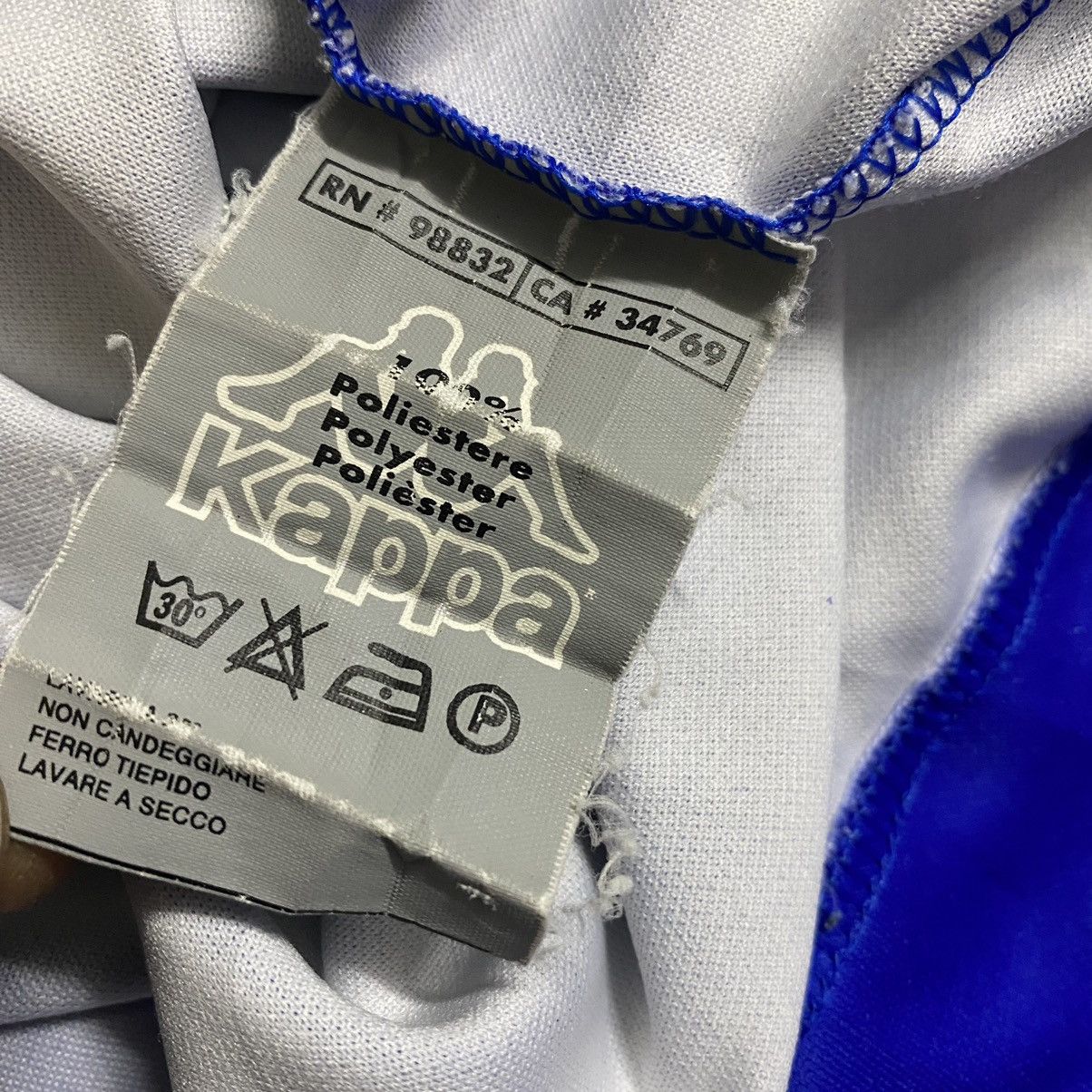 Kappa Vintage Italy Jersey 1998/99 Size US L / EU 52-54 / 3 - 14 Thumbnail