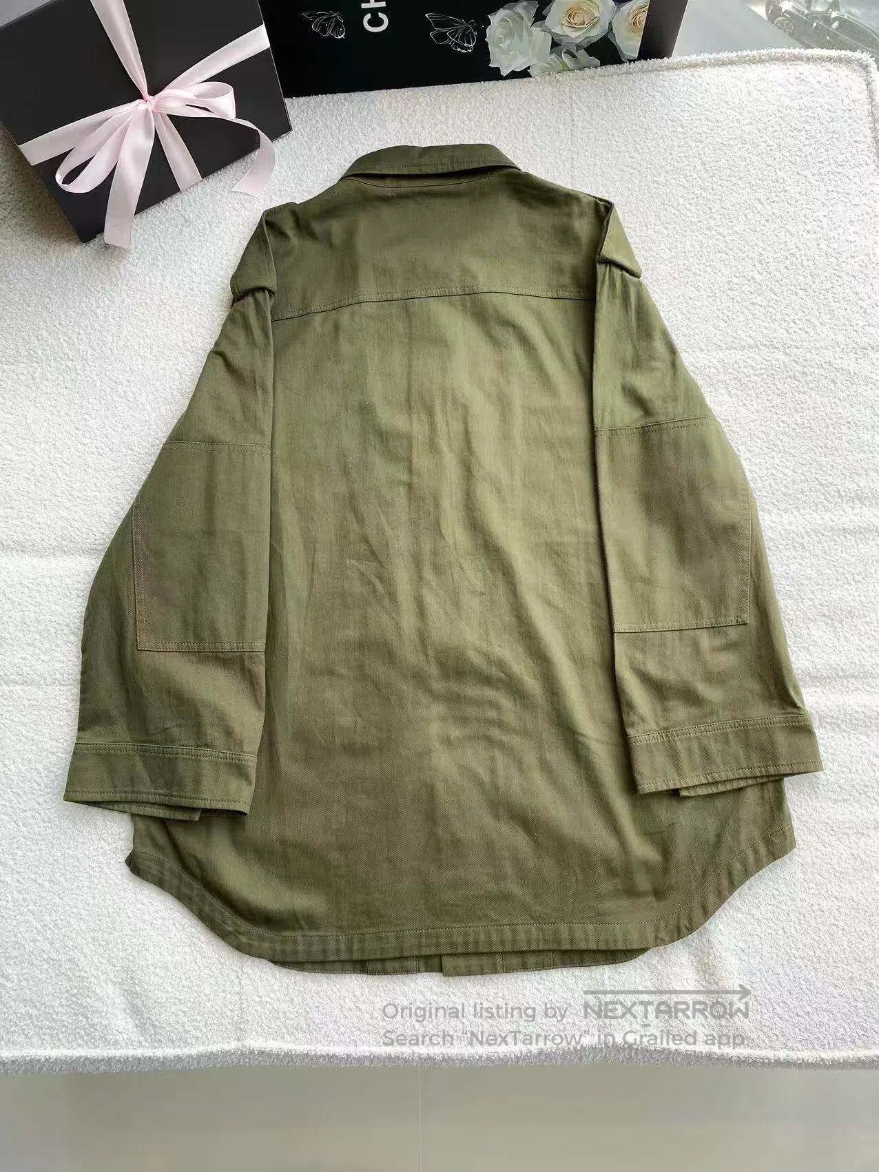 Celine Celine Gold-buckled cargo coat| Size 4XL / US 24-26 - 3 Thumbnail
