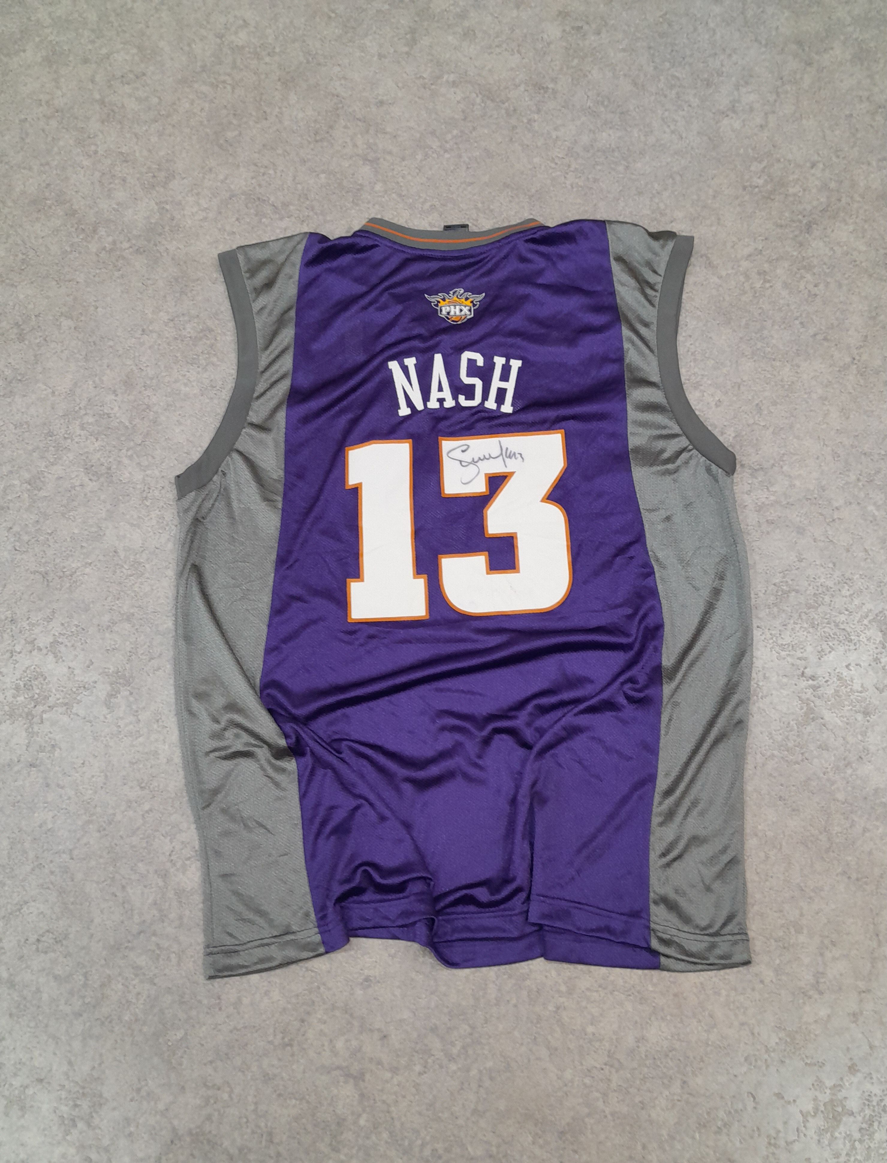 Image of Adidas x NBA Phoenix Suns X Steve Nash in Purple, Men's (Size XL)