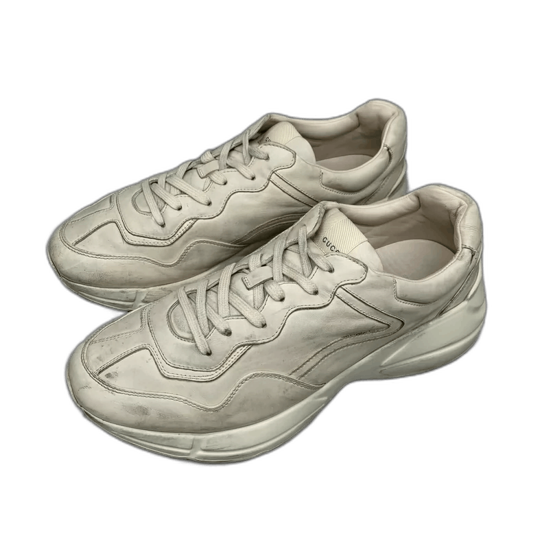 Gucci Gucci Vintage White Dad Sneakers Size 9.5-yf Size US 9.5 / EU 42-43 - 1 Thumbnail