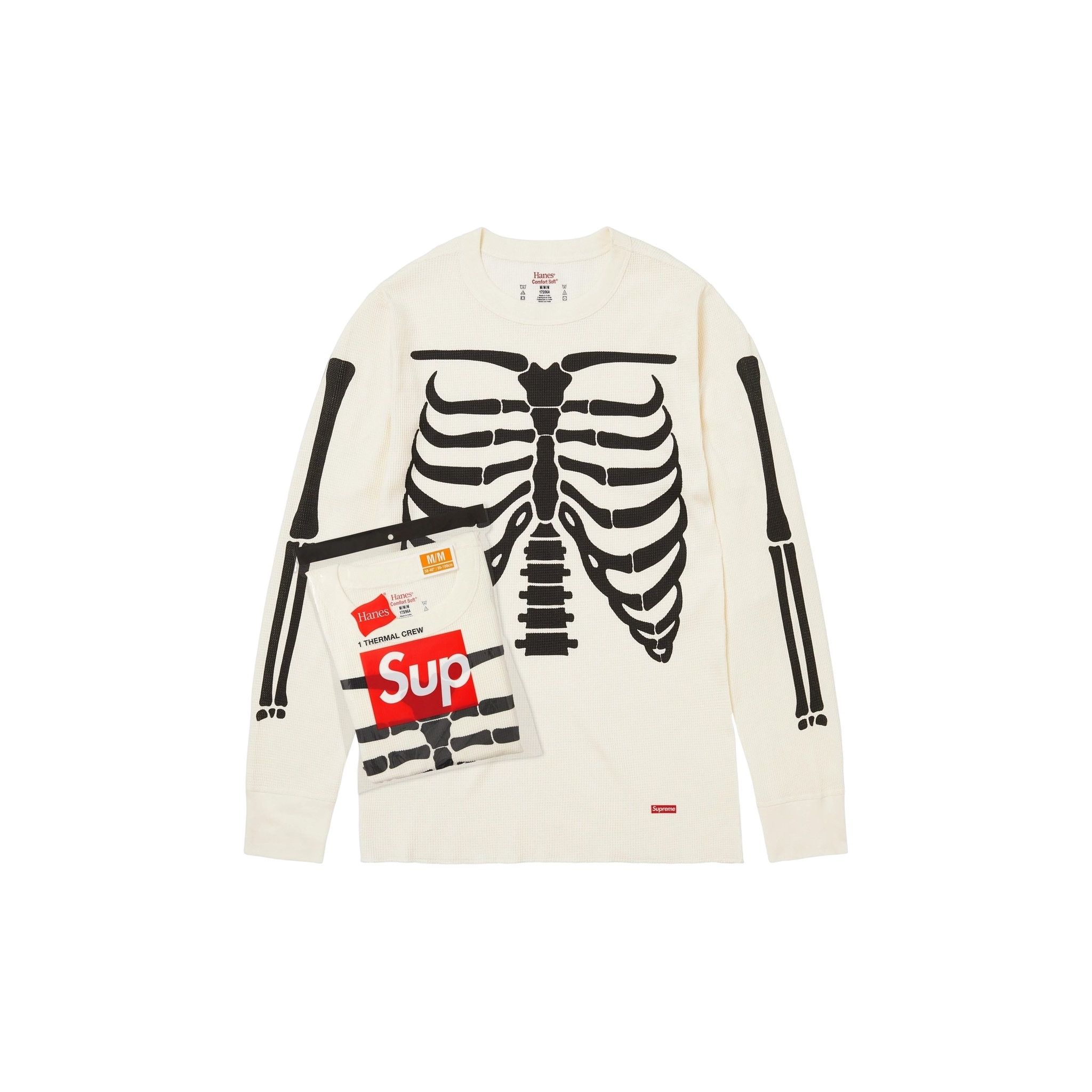 Supreme Supreme x Hanes Skeleton Thermal Crew XXL Size US XXL / EU 58 / 5 - 1 Thumbnail