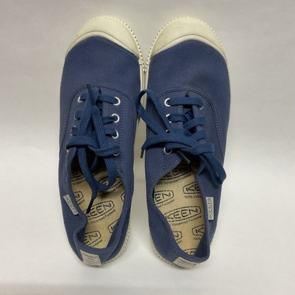 KEEN NWT Keen Vulcanized Canvas Sneakers Women Size 8.5 Navy Blue Size US 8.5 / IT 38.5 - 9 Thumbnail