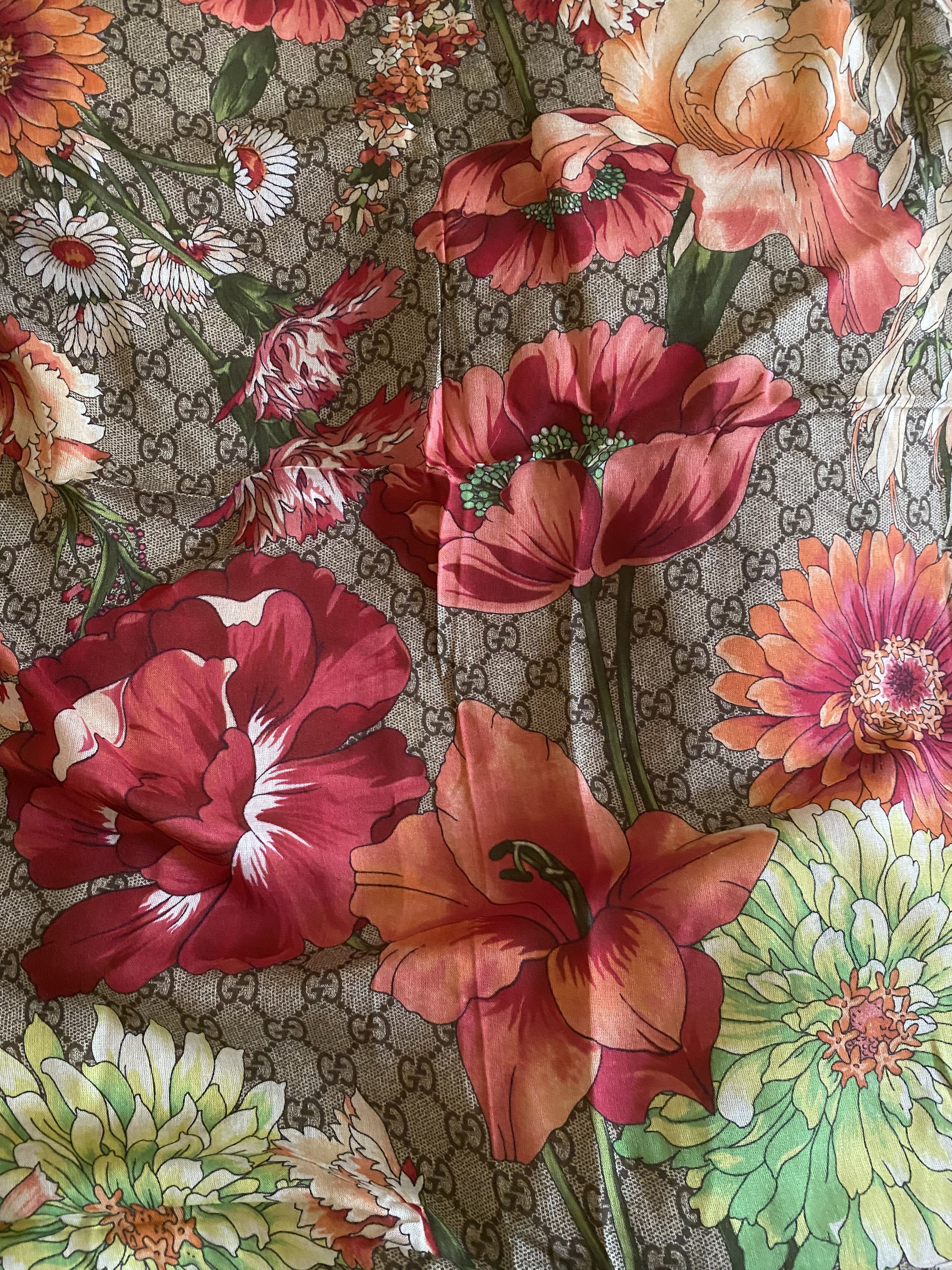 Gucci WOMENS SILK shawl Size ONE SIZE - 3 Thumbnail