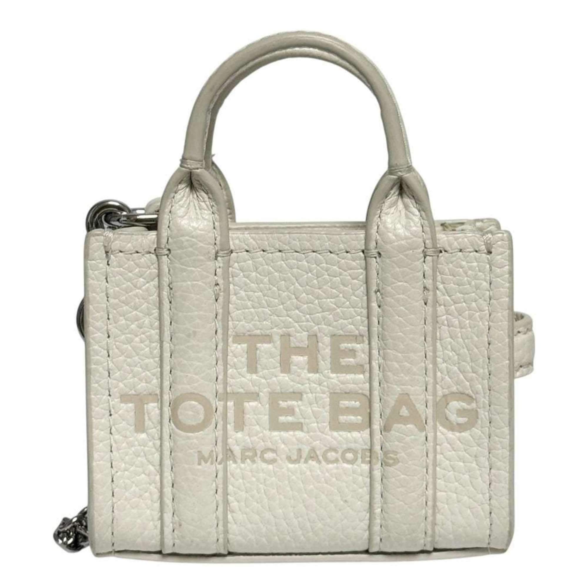Marc Jacobs Marc Jacobs Women's The Nano Tote Bag Charm Leather Size ONE SIZE - 1 Thumbnail
