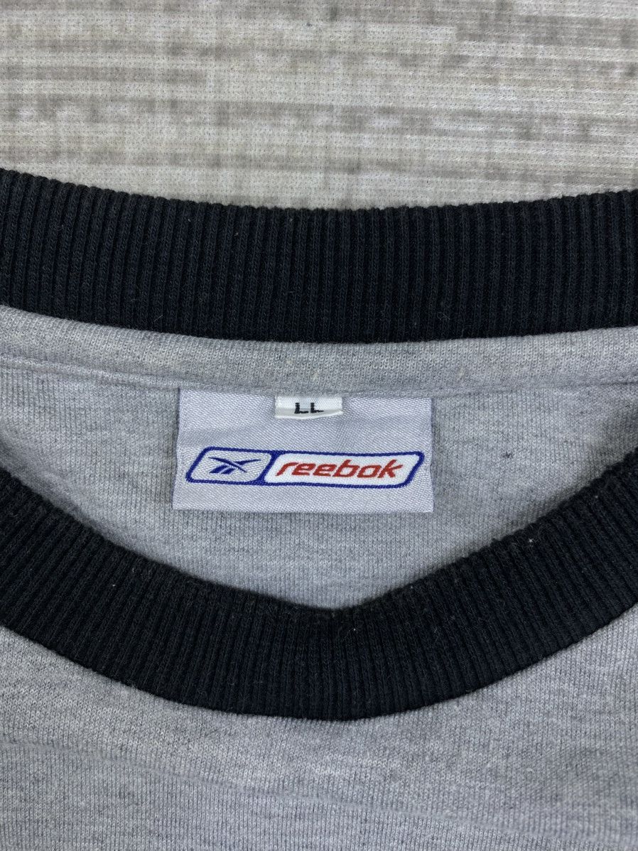 Japanese Brand × Reebok × Vintage Vintage 90s Reebok Spellout Longsleeve Sweatshirt Size US XL / EU 56 / 4 - 7 Thumbnail