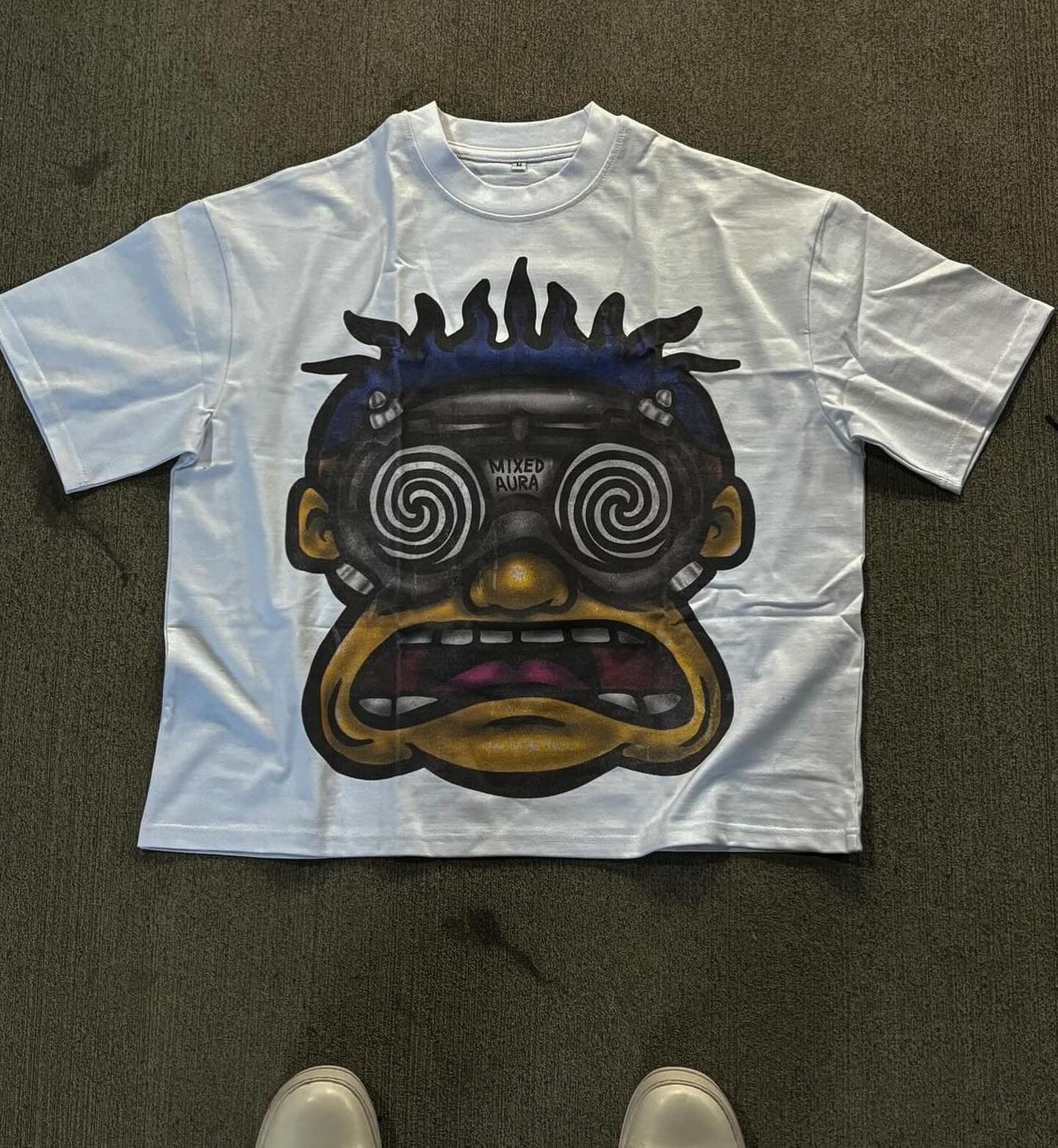 Vintage Cartoon Mixed Aura Printed Tshirt Size US M / EU 48-50 / 2 - 1 Thumbnail