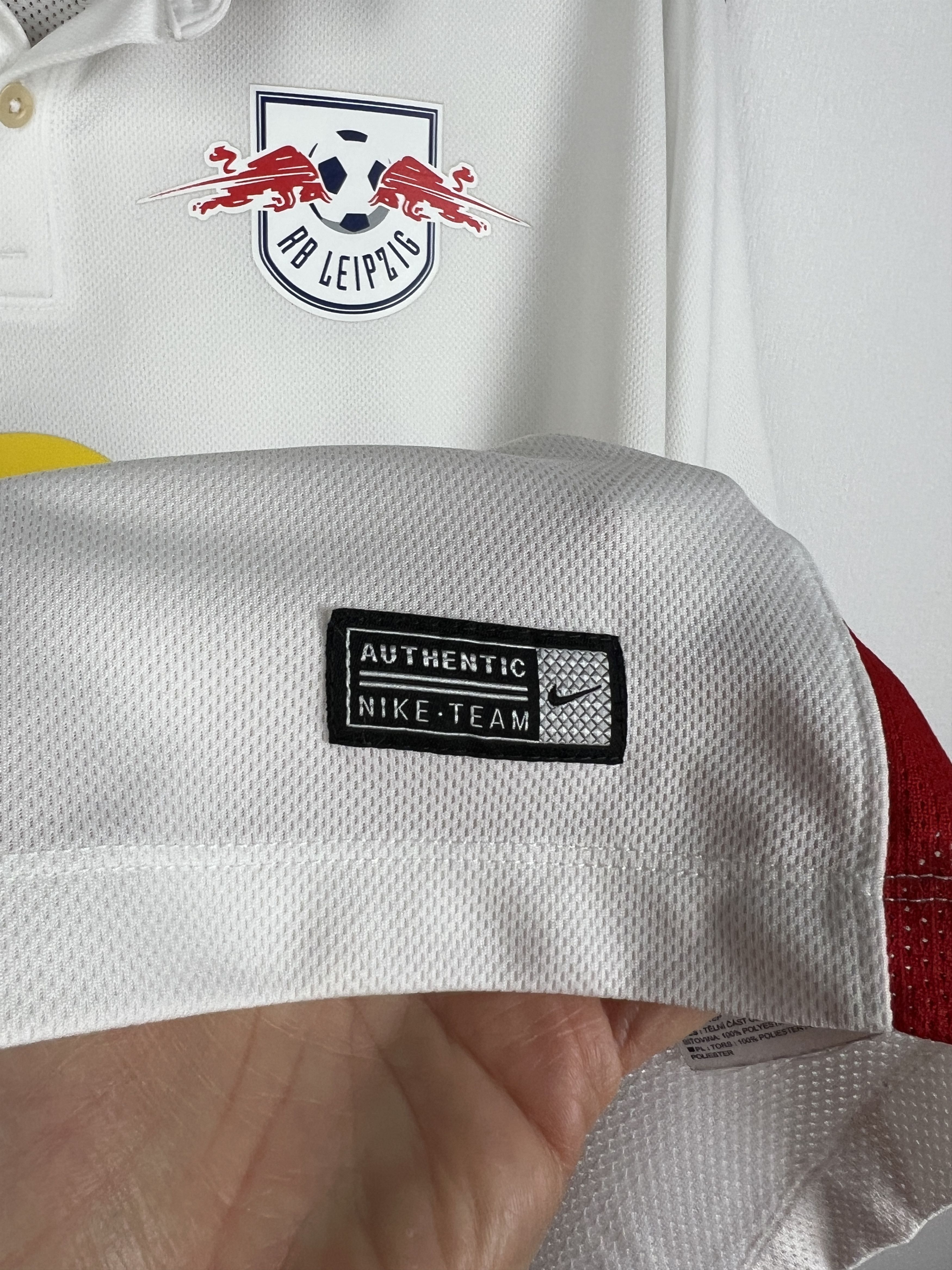 Nike Red Bull Leipzig Home football shirt Soccer Jersey Trikot Size US XL / EU 56 / 4 - 4 Thumbnail