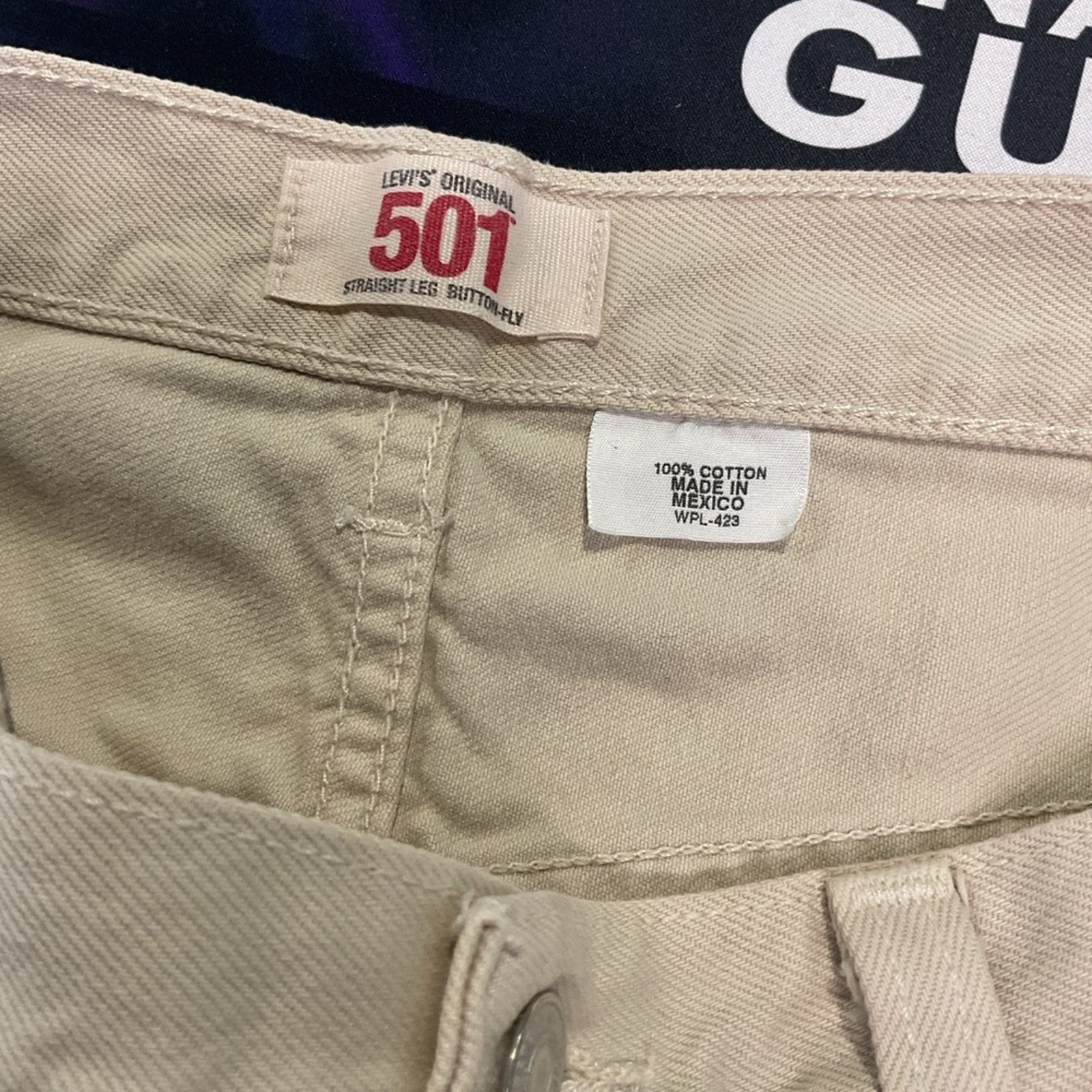 Levi's Levi’s 501 white denim cut-off shorts Size US 34 / EU 50 - 4 Thumbnail