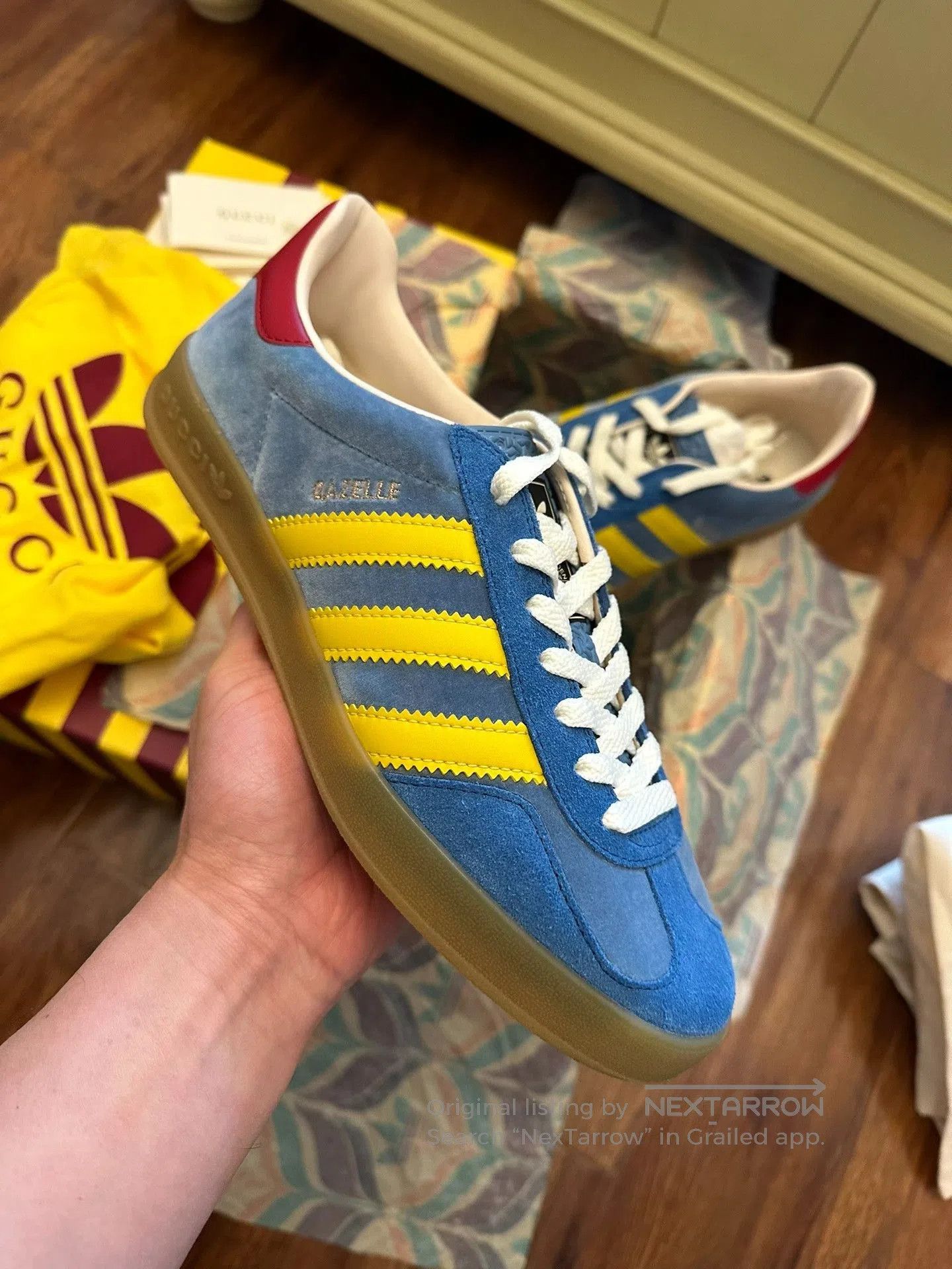 Gucci adidas Originals x Gucci Gazelle. Size US 7 / EU 40 - 4 Thumbnail