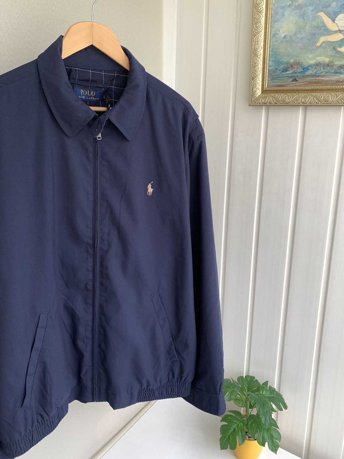 Polo Ralph Lauren × Ralph Lauren Polo Ralph Lauren Navy Zip Jacket Mens Size XL Size US XL / EU 56 / 4 - 2 Thumbnail