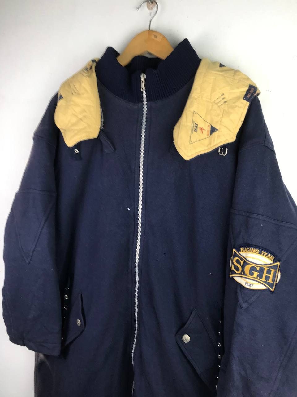 Hai Sporting Gear × Issey Miyake × Japanese Brand Vintage Sunfaded Hai Sporting Gear Long Jacket Size US XXL / EU 58 / 5 - 7 Thumbnail