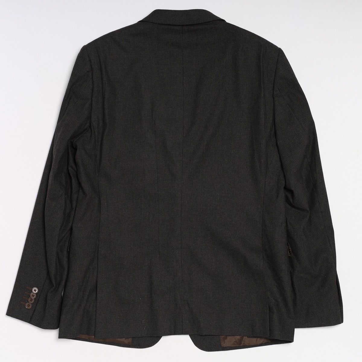 Ermenegildo Zegna Ermenegildo Zegna Brown Abito Suit Wool Cotton Blazer Pants Size 44R - 12 Thumbnail
