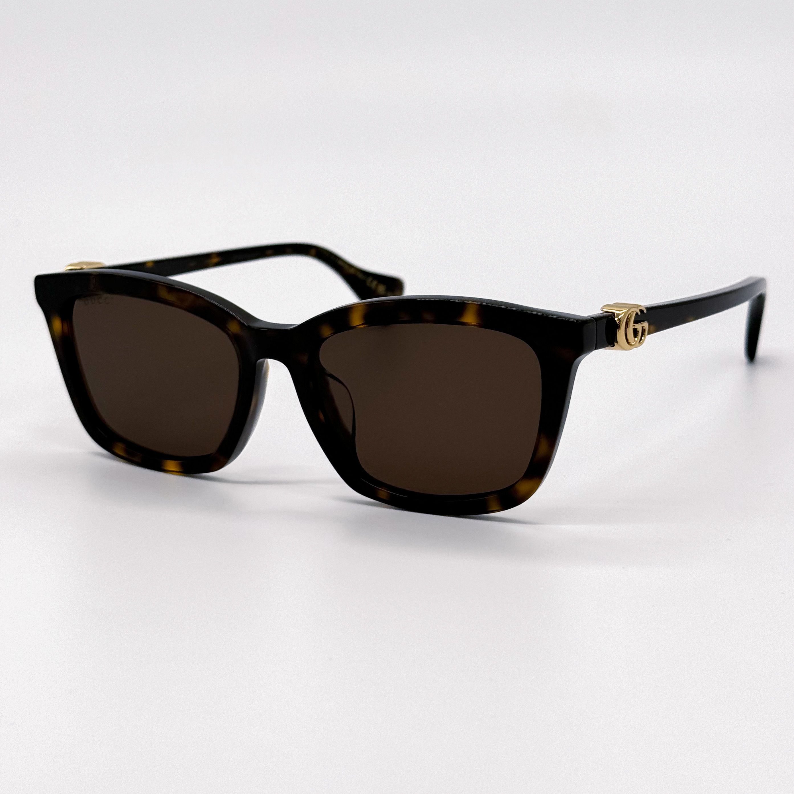 Gucci NEW GUCCI GG1596SK 003 HAVANA BROWN UNISEX SUNGLASSES GUCCI Size ONE SIZE - 3 Thumbnail