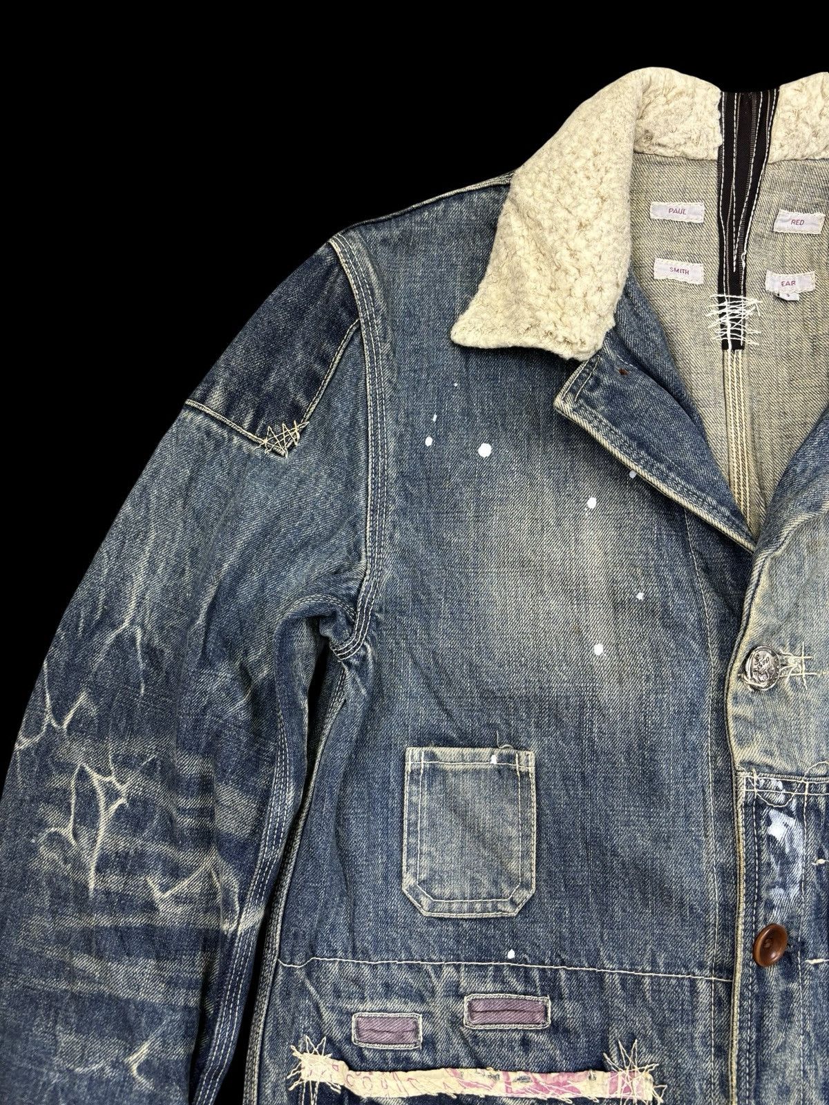 Paul Smith 💥Old Man Style💥Full Denim Charecter Chore Jacket F775 Size US S / EU 44-46 / 1 - 11 Thumbnail