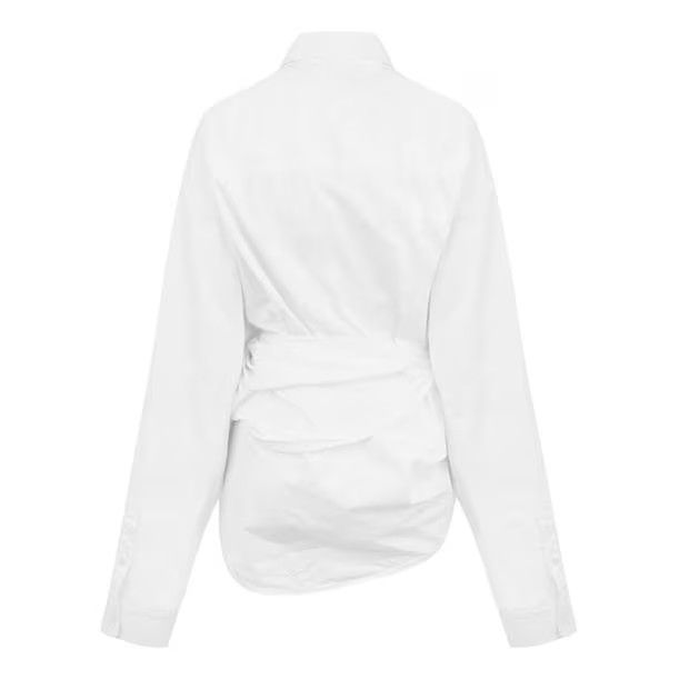Balenciaga o1g2r1mq0924 Shirt in White Size L / US 10 / IT 46 - 2 Thumbnail