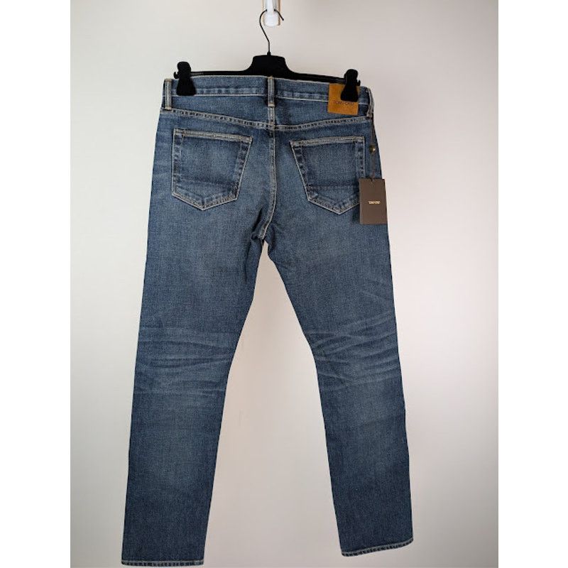 Tom Ford o1rshd1 Straight-Fit Denim Jeans in Navy Size US 33 - 10 Thumbnail