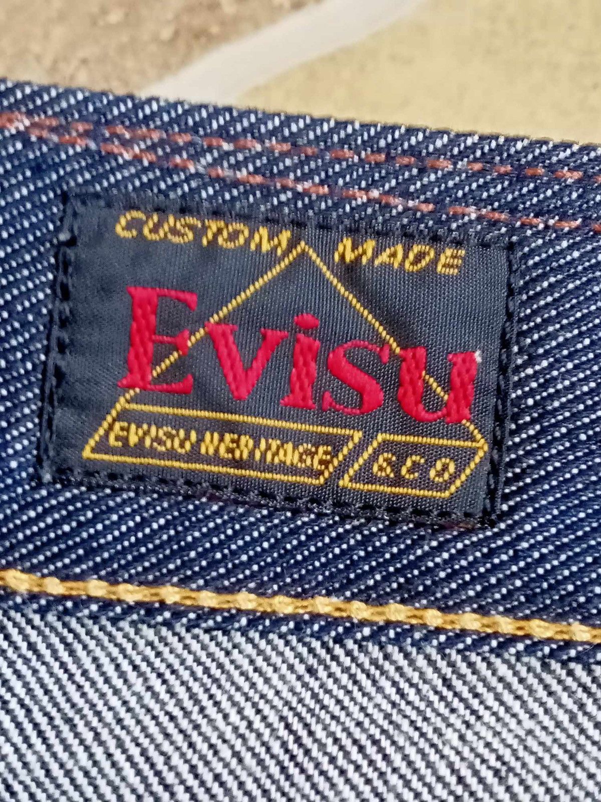 Evisu EVISU LABOR STYLE CRAFT SPECIAL SELVEDGE DENIM Size US 34 / EU 50 - 10 Thumbnail