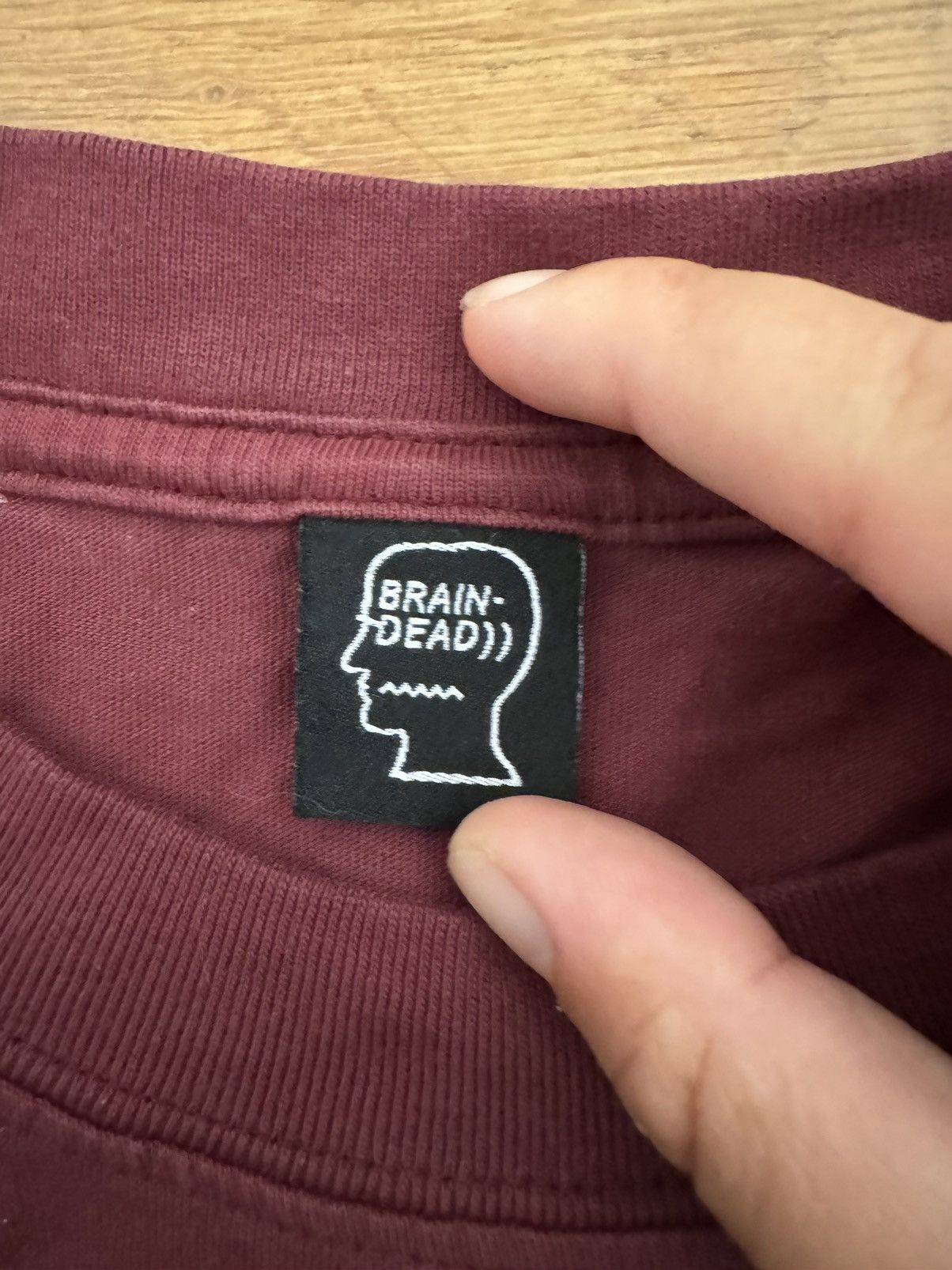 Brain Dead Maroon Brain Dead Studios Tee Size US XS / EU 42 / 0 - 3 Thumbnail