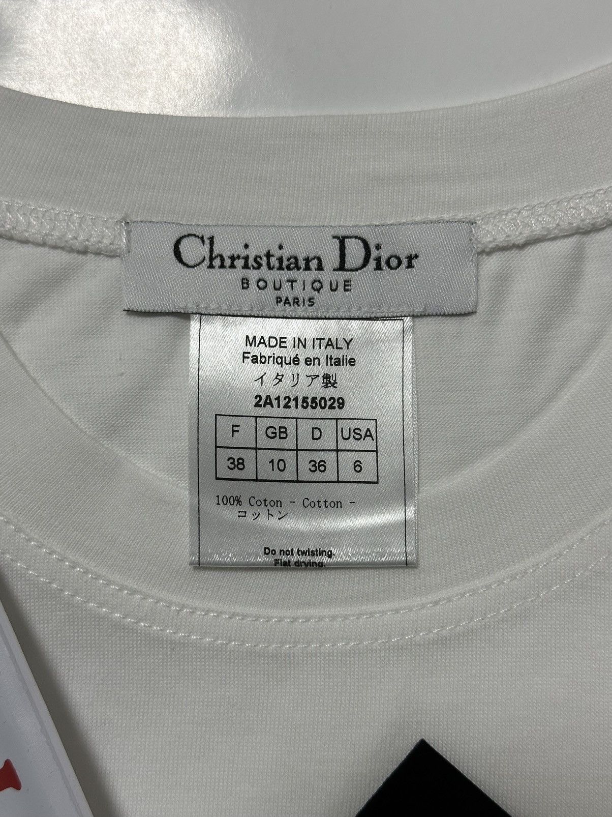 Dior CHRISTIAN DIOR S/S 2002 Cartoon "J'ADORE DIOR" T-Shirt Set Size S / US 4 / IT 40 - 7 Thumbnail