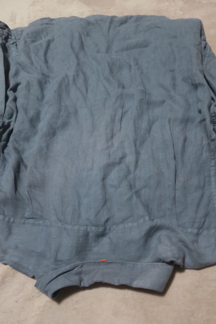 Hugo Boss Orange Label All Linen Button Shirt Size US XXL / EU 58 / 5 - 12 Thumbnail