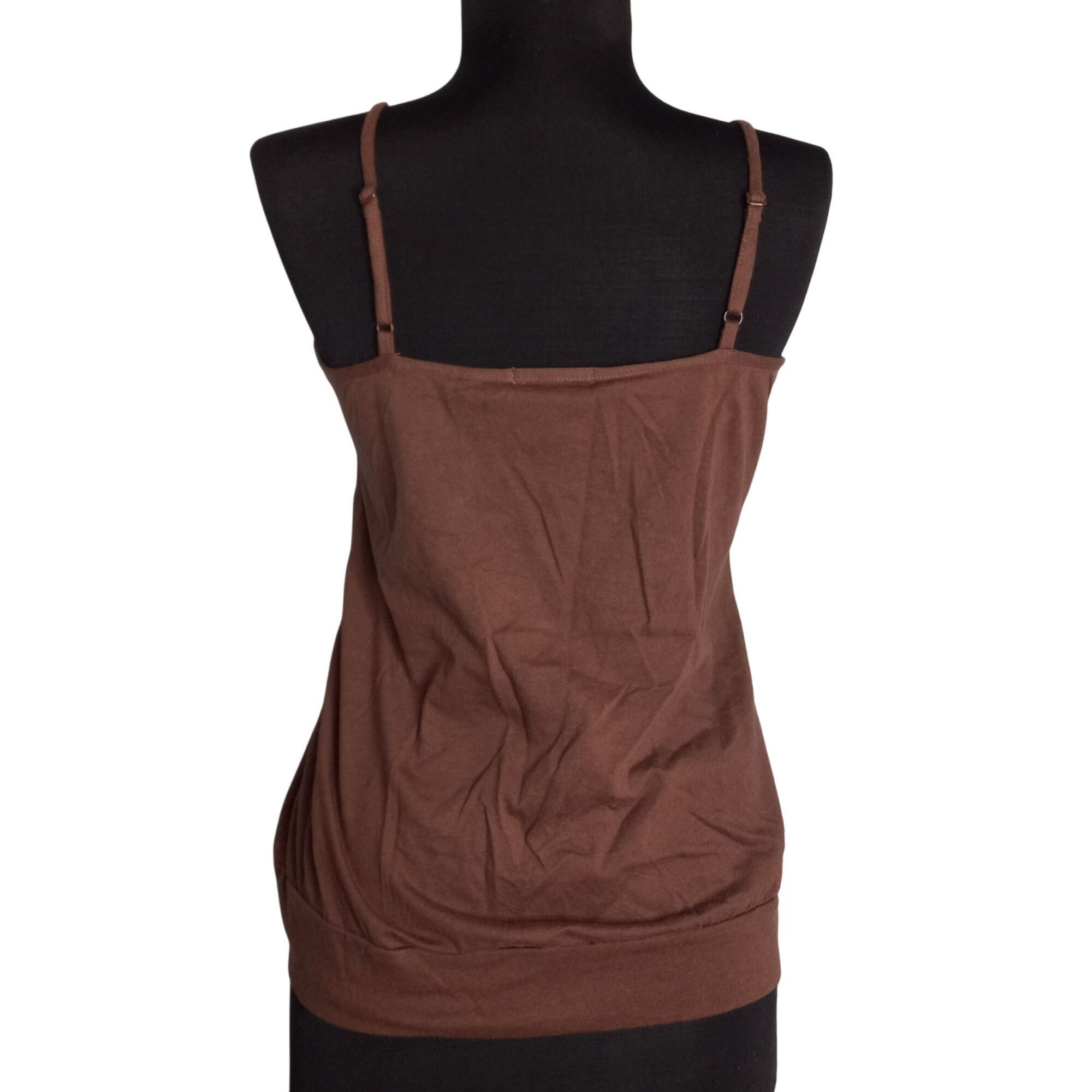 Energie Energie L Camisole Top Juniors Adjustable Strap Brown Twist Size L / US 10 / IT 46 - 3 Thumbnail