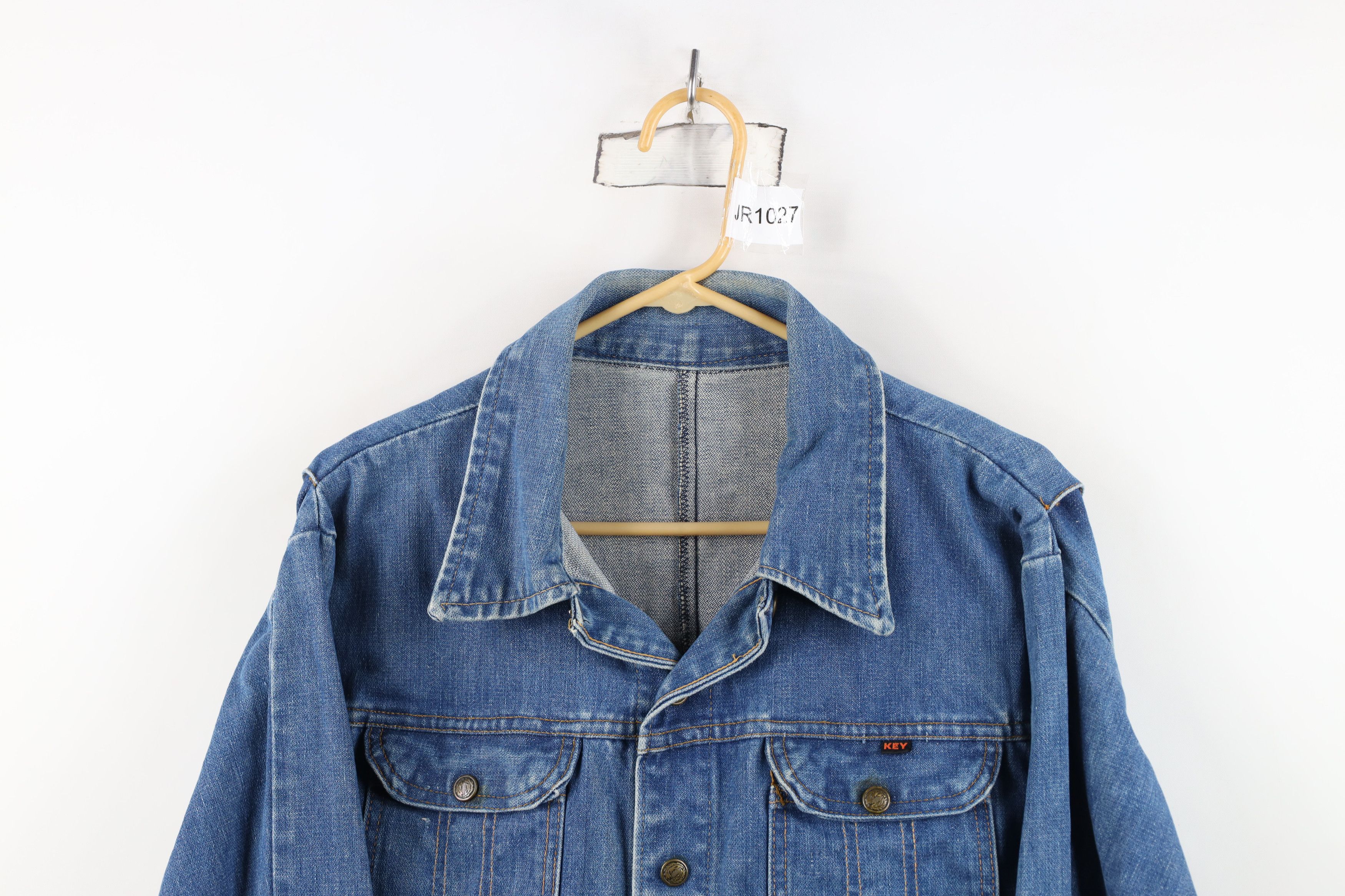 Vintage Vintage 70s Streetwear Western Denim Jean Trucker Jacket USA Size US XL / EU 56 / 4 - 2 Thumbnail
