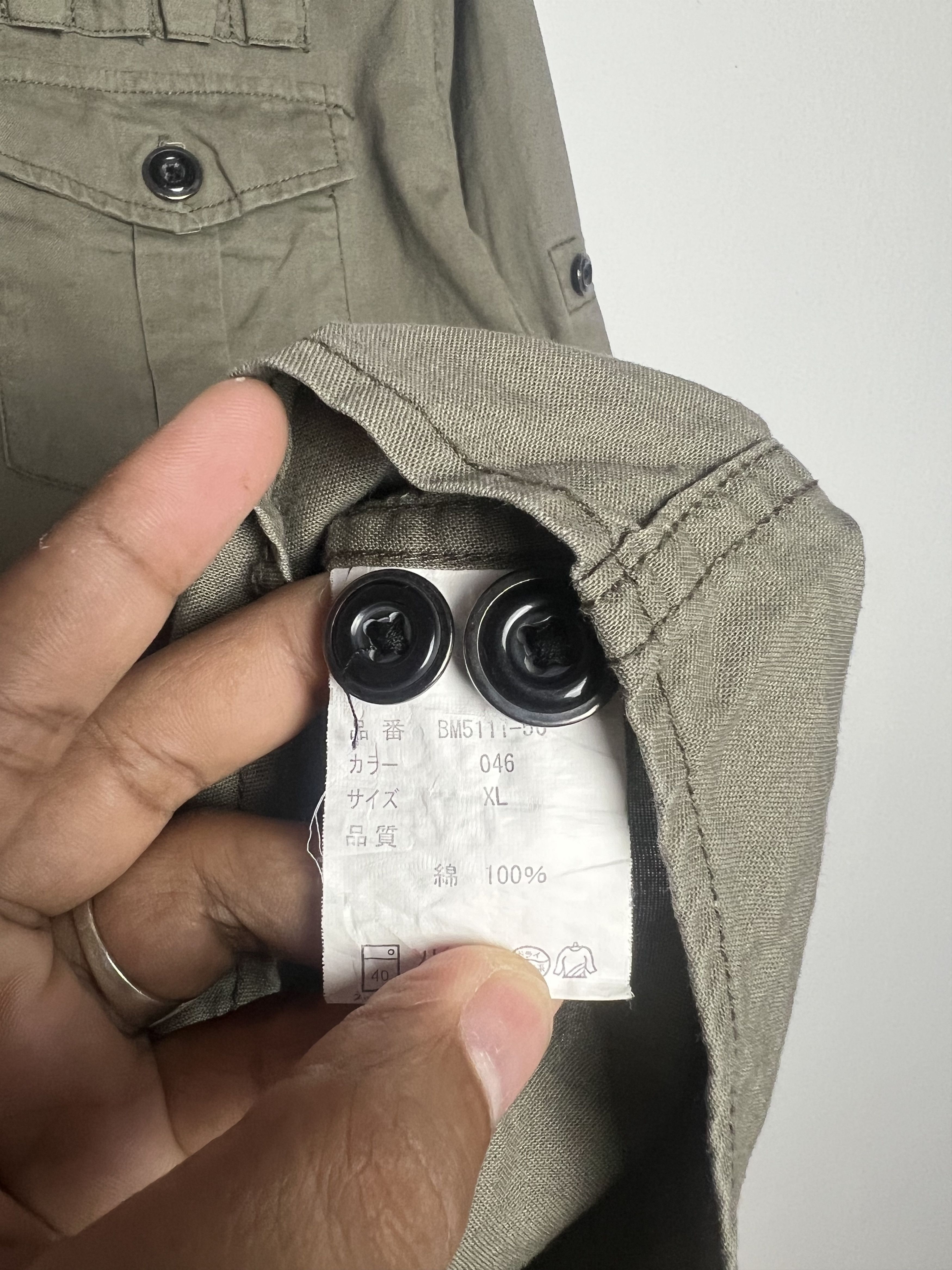 Japanese Brand Bulc Mountain Multipocket Tactical Utility Shirt Size US XL / EU 56 / 4 - 9 Thumbnail