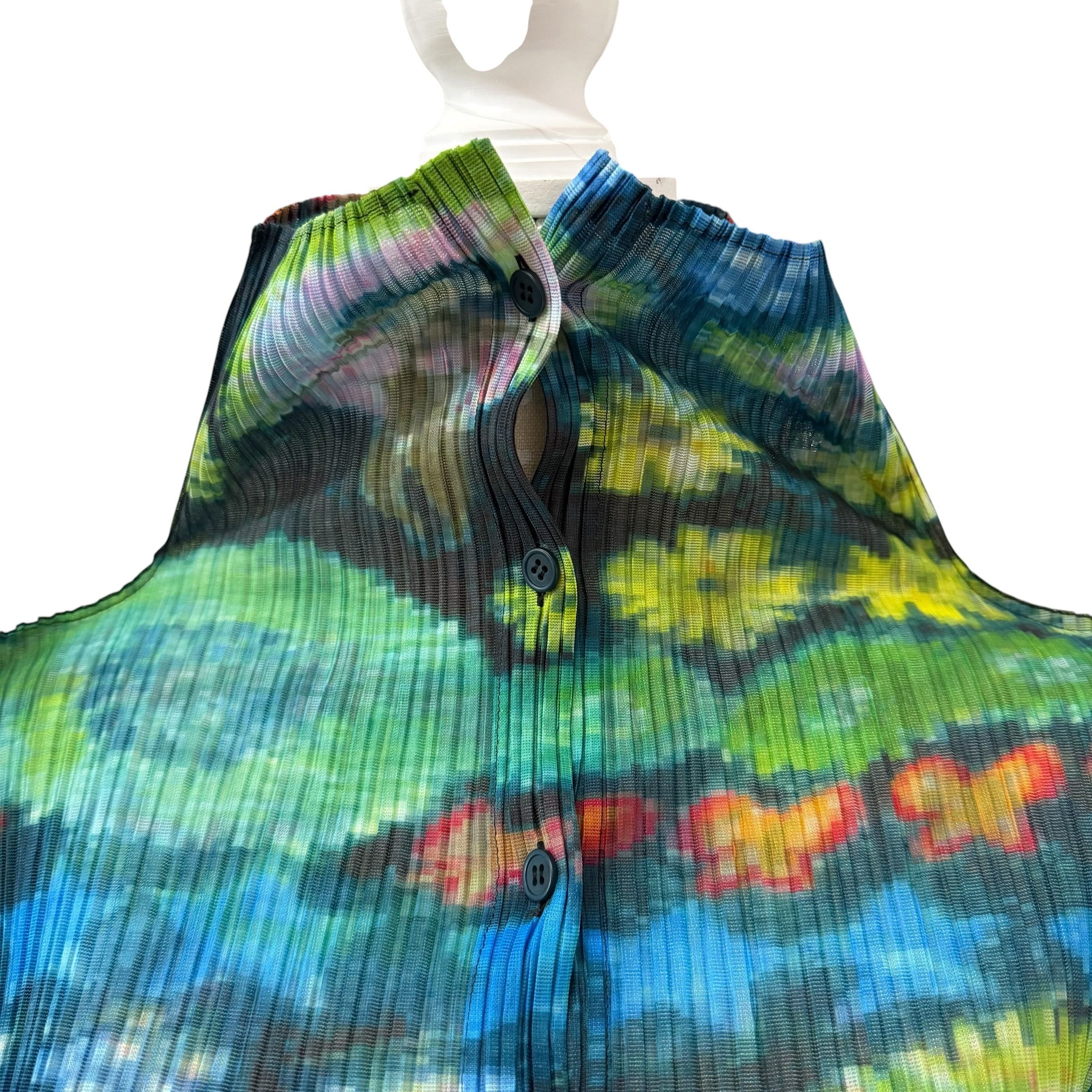 Issey Miyake ISSEY MIYAKE STRETCH PLEATED CUTTING SHIRT Size M / US 6-8 / IT 42-44 - 2 Thumbnail