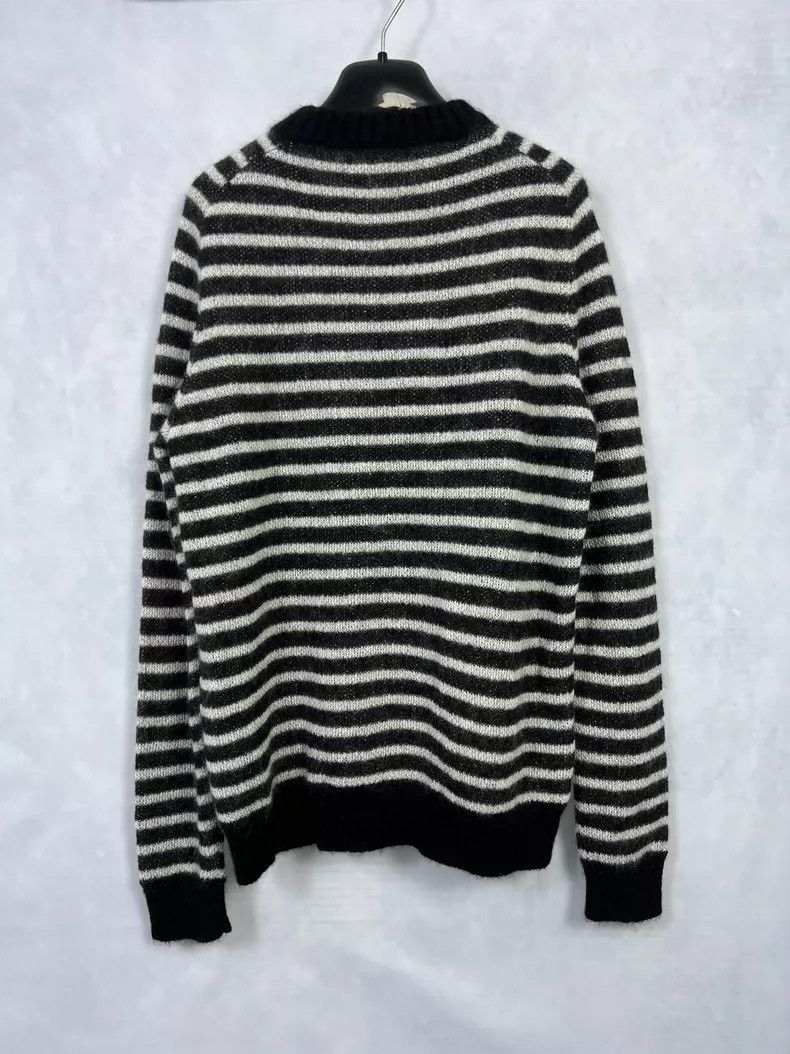 Saint Laurent Paris Saint Laurent 19fw mohair striped sweater 2504-Nextarrow Size US L / EU 52-54 / 3 - 2 Thumbnail