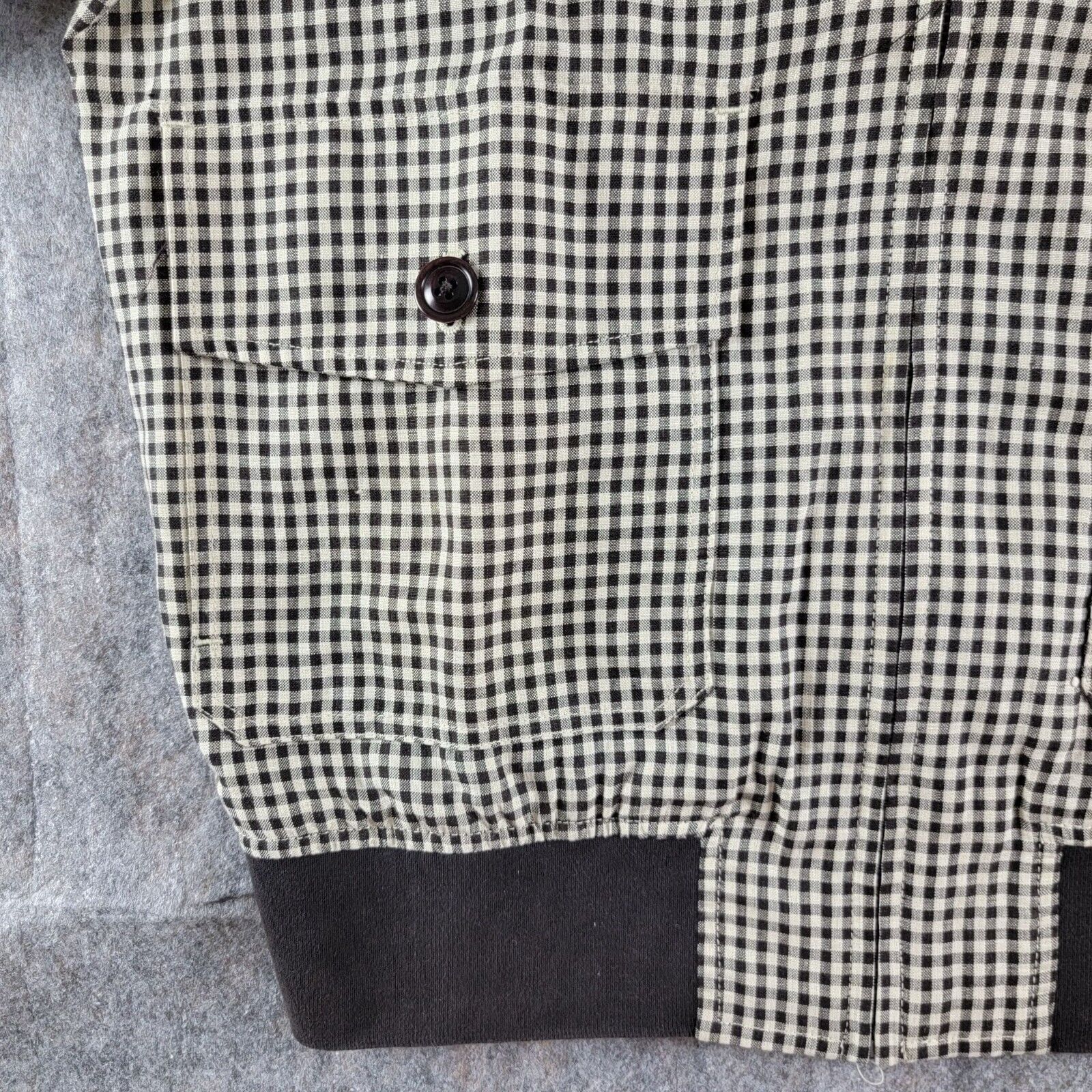 Todd Snyder Todd Snyder Gingham Scooter Bomber Jacket size S Cream Size US S / EU 44-46 / 1 - 9 Thumbnail