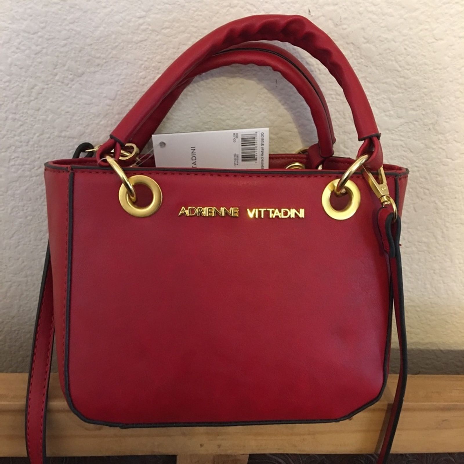 Other Adrienne Vittadini red crossbody Tote bag NWT Size ONE SIZE - 2 Thumbnail