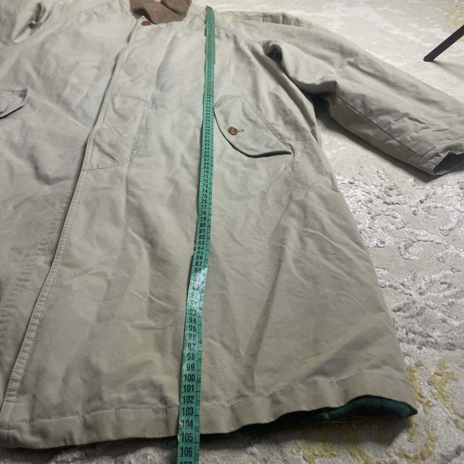 Burberry vintage Burberry Trench Coat winter jacket COTTON WAX Beige Size US L / EU 52-54 / 3 - 24 Thumbnail