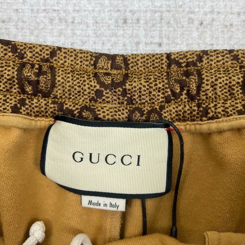 Gucci Gucci Size M GG plain pattern full-print jogging long knit Size US 29 - 3 Thumbnail